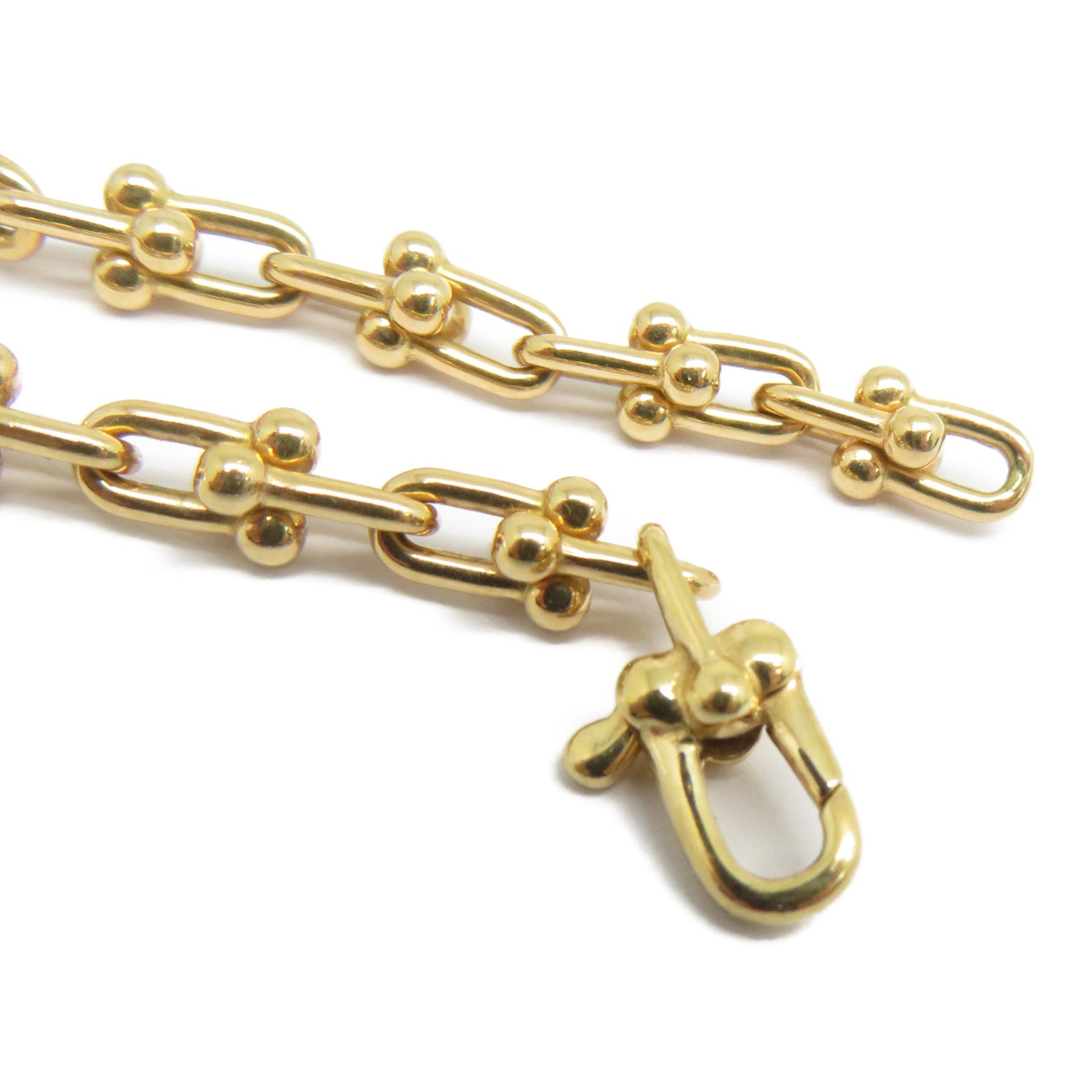 TIFFANY＆CO 18K玫瑰金HardWear Micro Link Bracelet手鏈