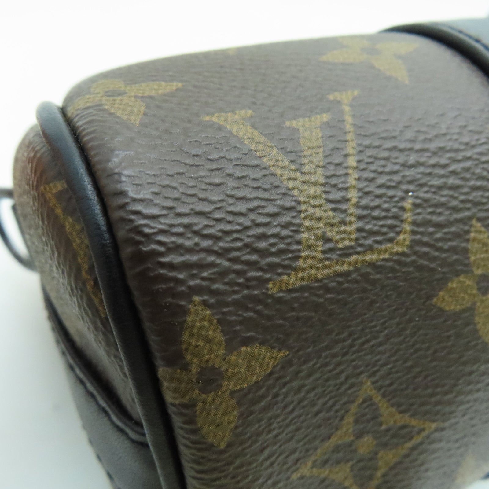 LOUIS VUITTON Monogram Monkey Keepall Nano手挽肩背两用袋黑色/啡色