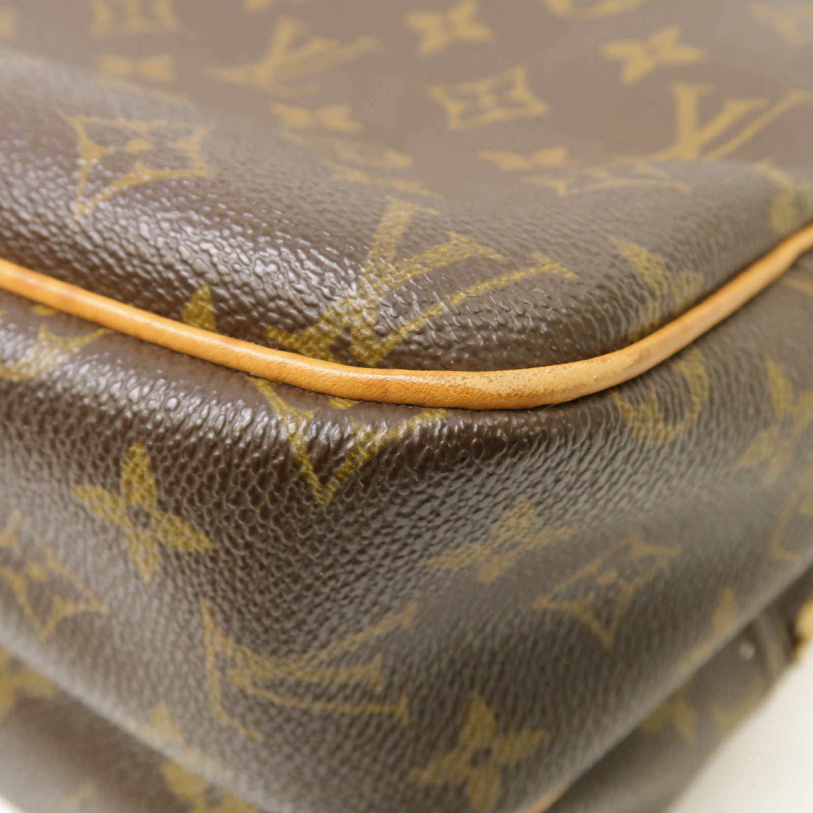 LOUIS VUITTON Monogram Reporter PM金扣肩背袋肩背袋