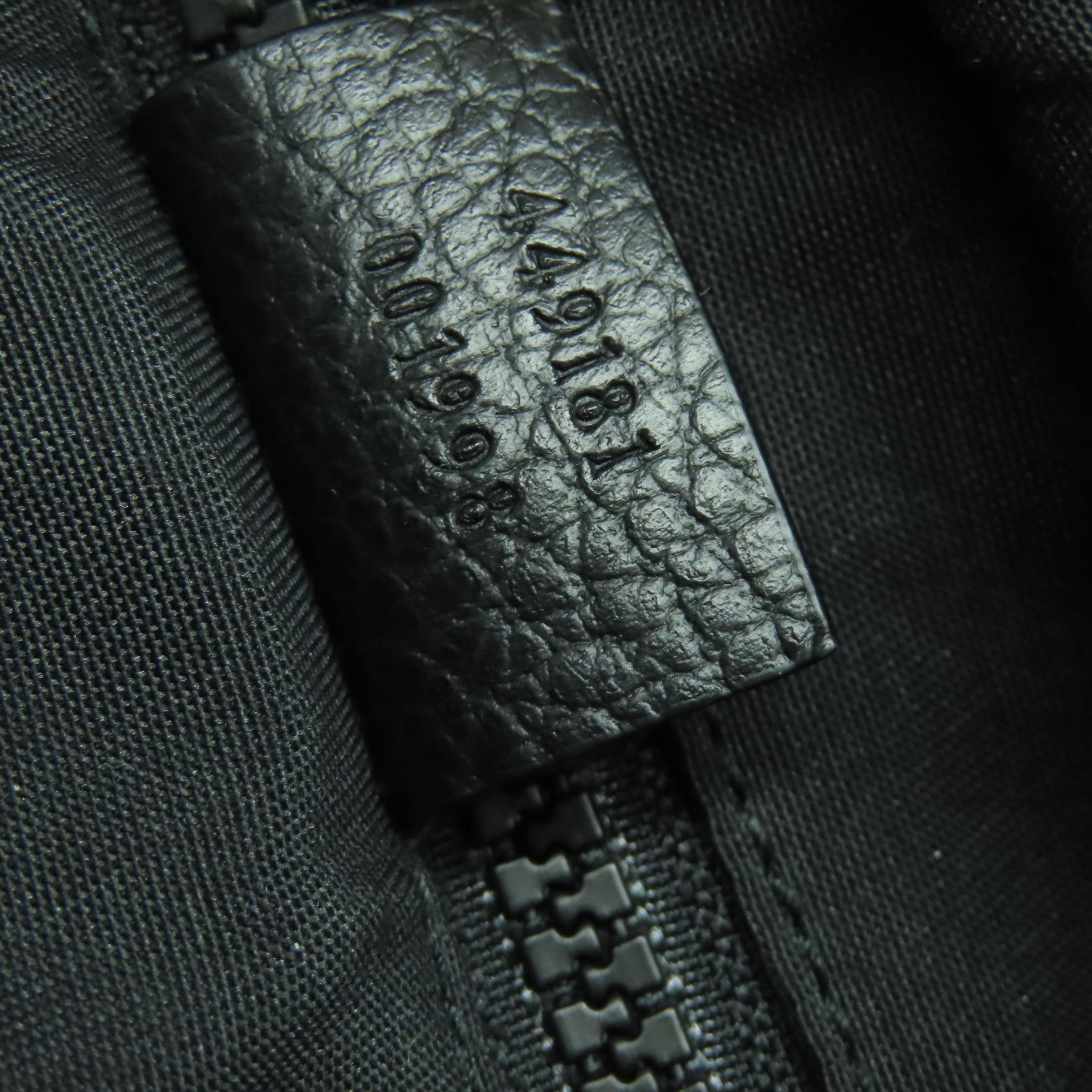 GUCCI 帆布Backpack銀扣背包黑色