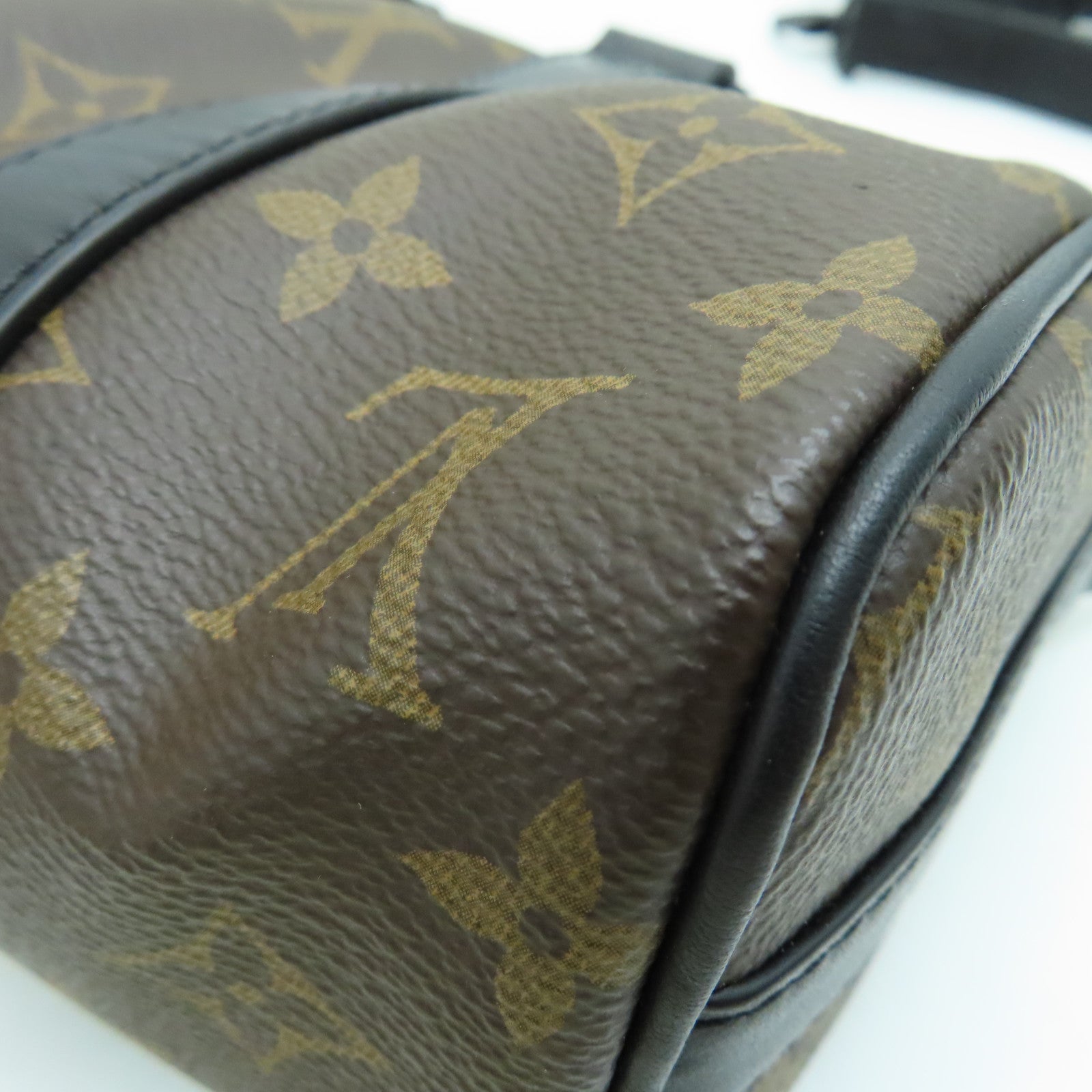 LOUIS VUITTON Monogram Monkey Keepall Nano手挽肩背两用袋黑色/啡色