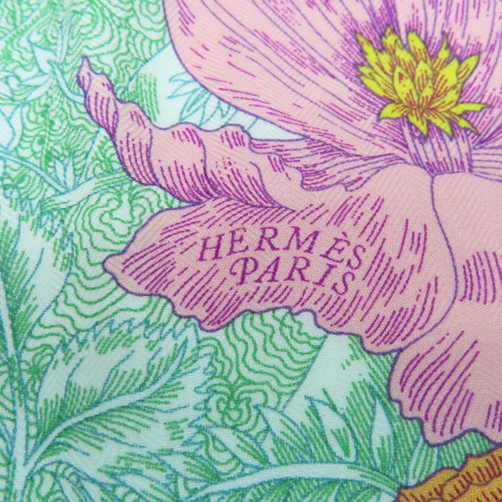 HERMES 【激減優惠】絲質羊絨Mon Premier Galop Shawl 140絲巾彩色/紫色