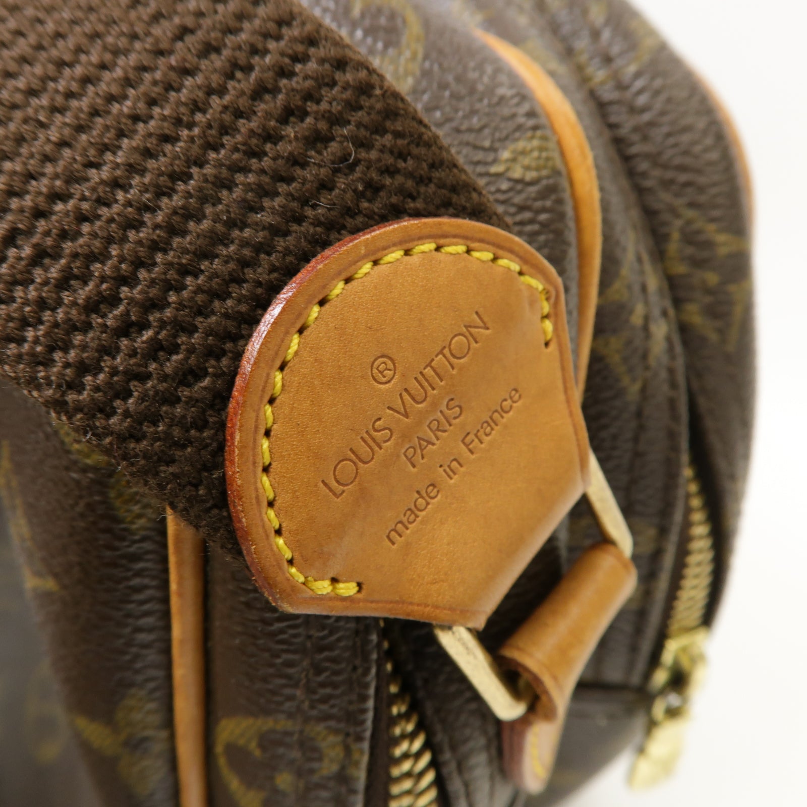 LOUIS VUITTON Monogram Reporter PM金扣肩背袋肩背袋