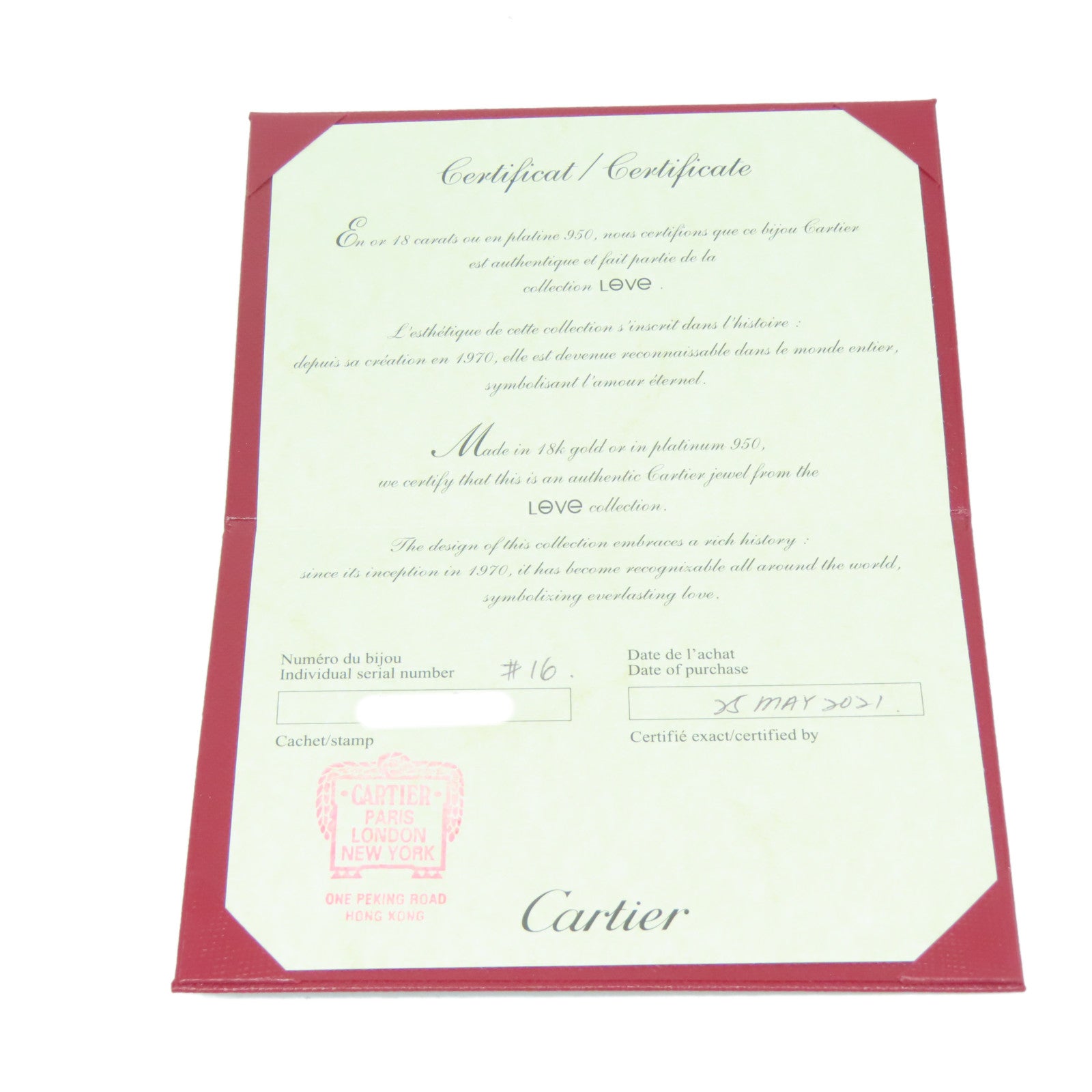 CARTIER 18K玫瑰金Mini Love Bracelet 10 Diamond钻石手镯