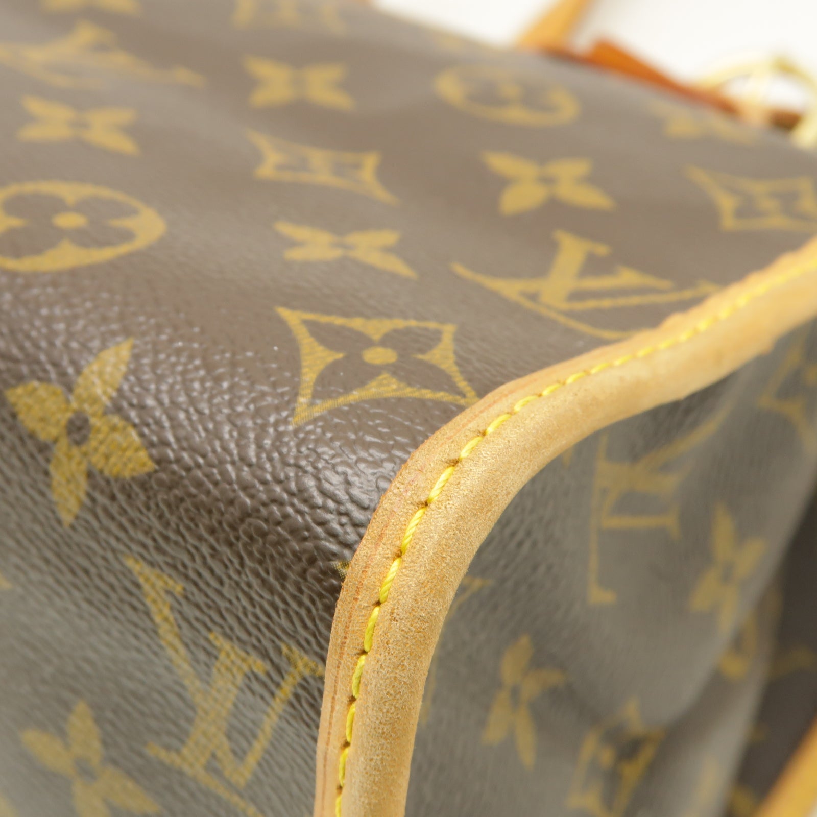 LOUIS VUITTON Monogram Popincourt金扣肩背袋棕色