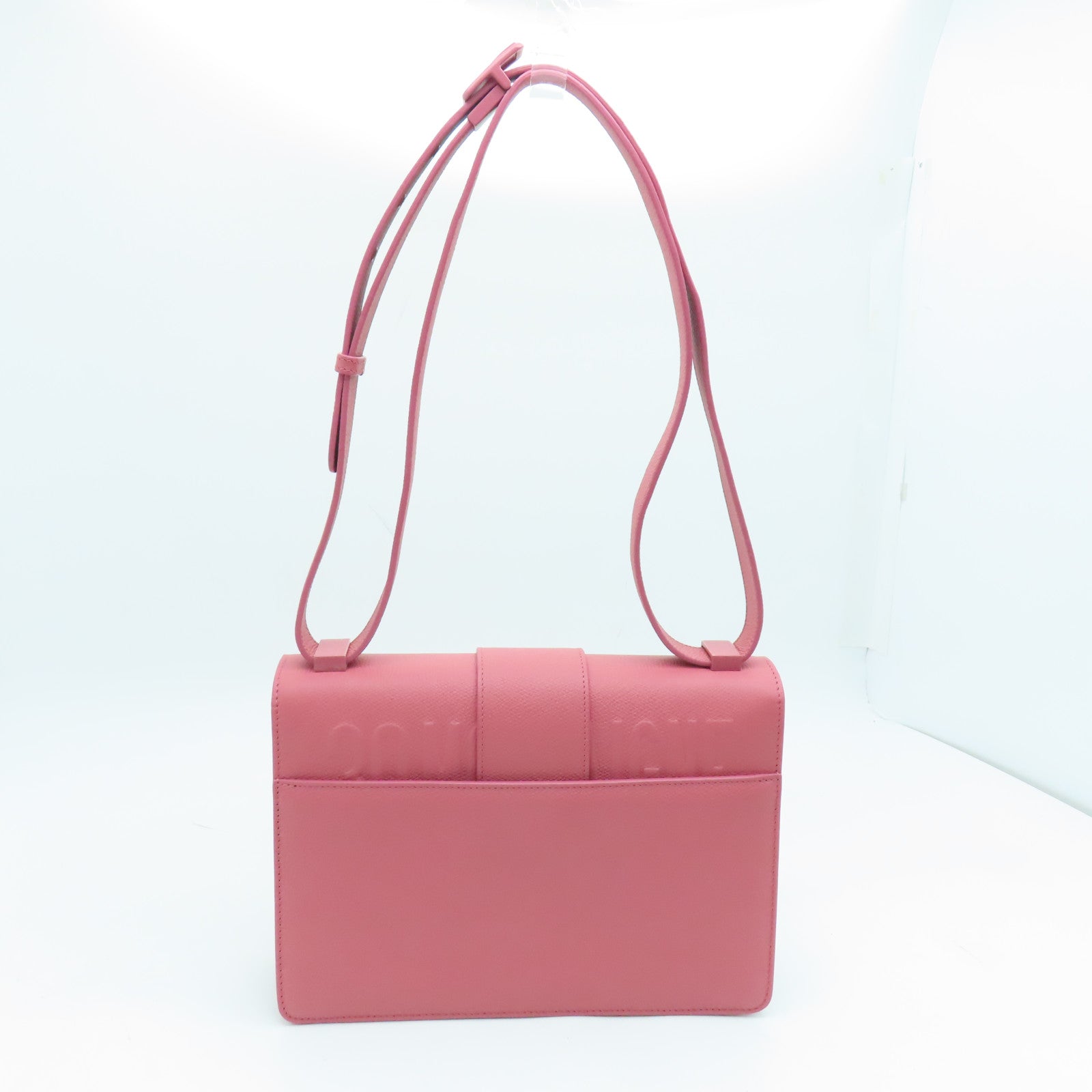 Dior Calfskin Leather 30 Montaigne Shoulder Bag Pink