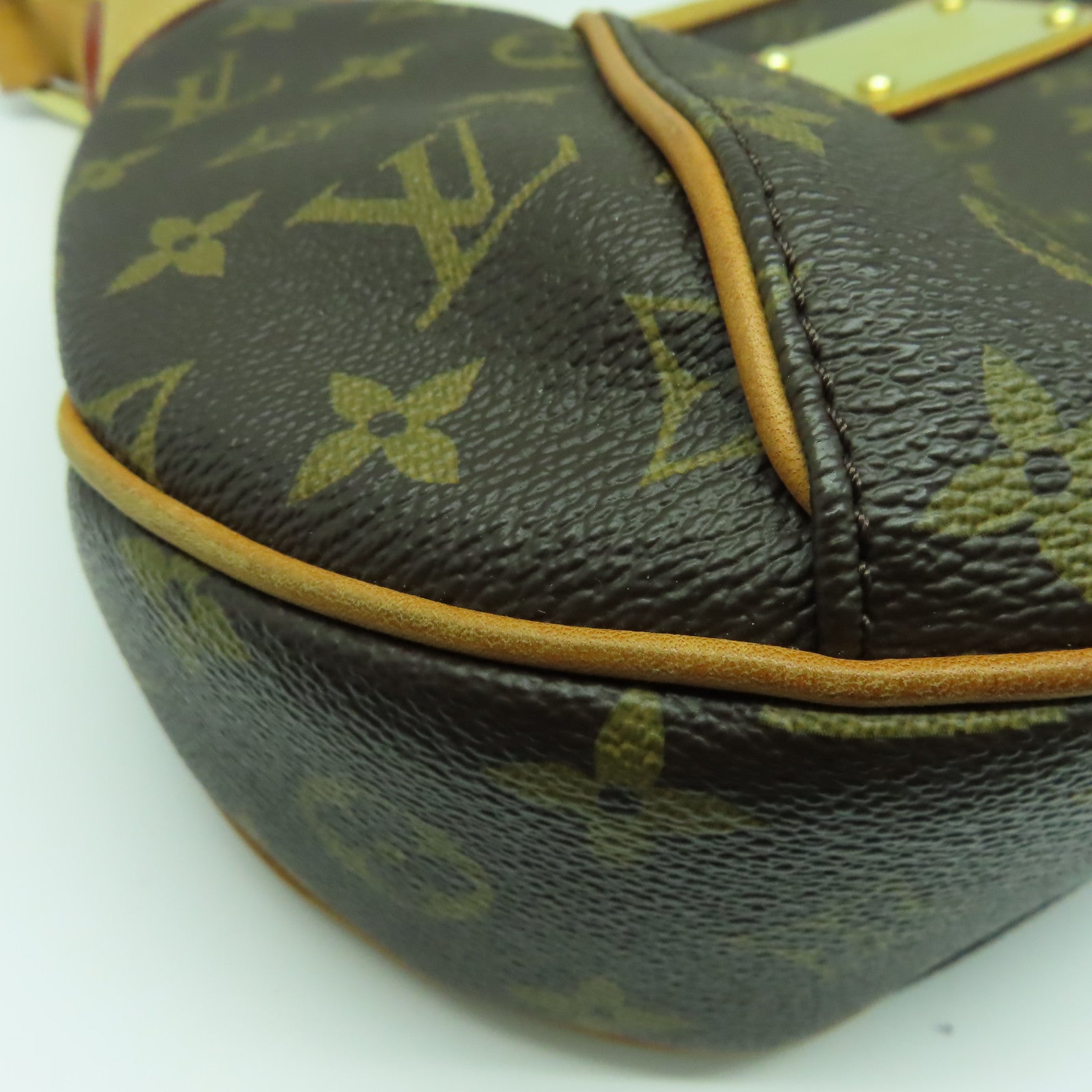 LOUIS VUITTON Monogram Thames GM金扣肩背袋啡色