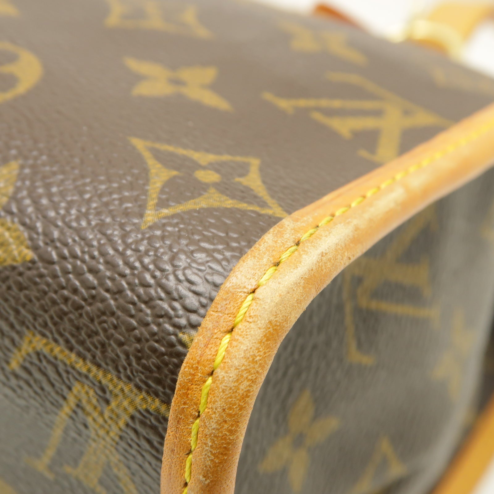 LOUIS VUITTON Monogram Popincourt金扣肩背袋棕色