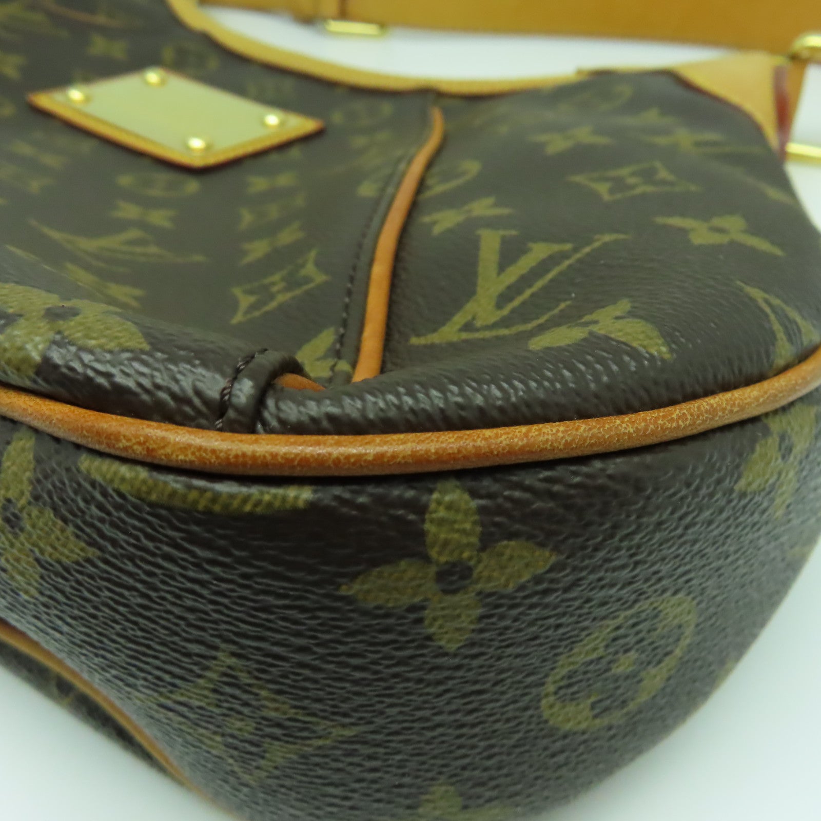 LOUIS VUITTON Monogram Thames GM金扣肩背袋啡色