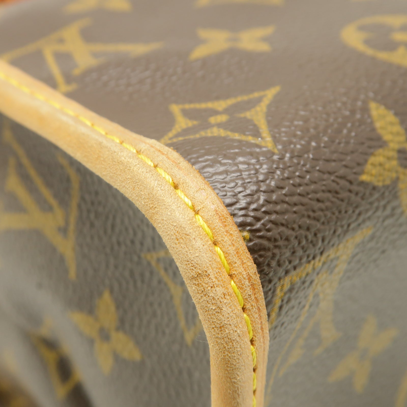 LOUIS VUITTON Monogram Popincourt金扣肩背袋棕色