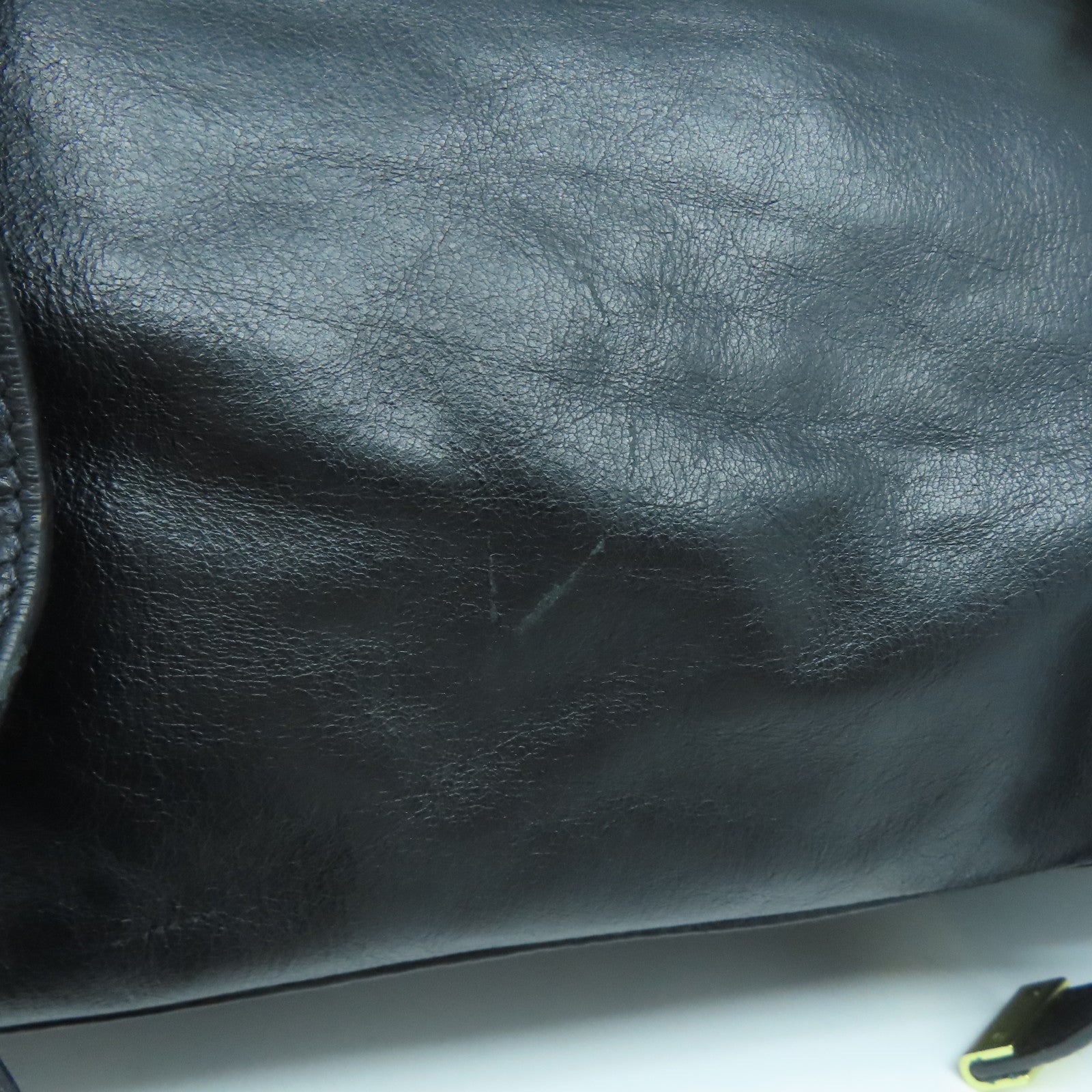 MULBERRY 牛皮皮革Shoulder Bag金扣手挽肩背兩用袋黑色