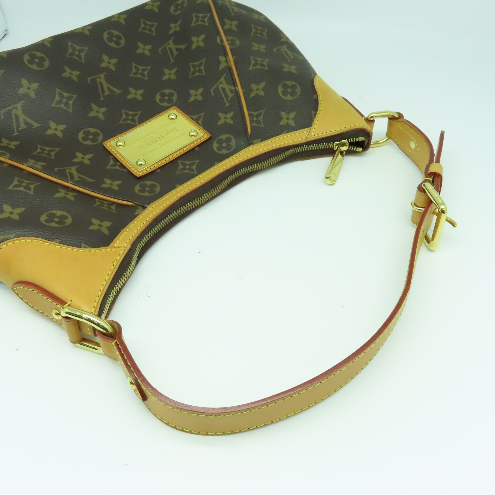 LOUIS VUITTON Monogram Thames GM金扣肩背袋啡色