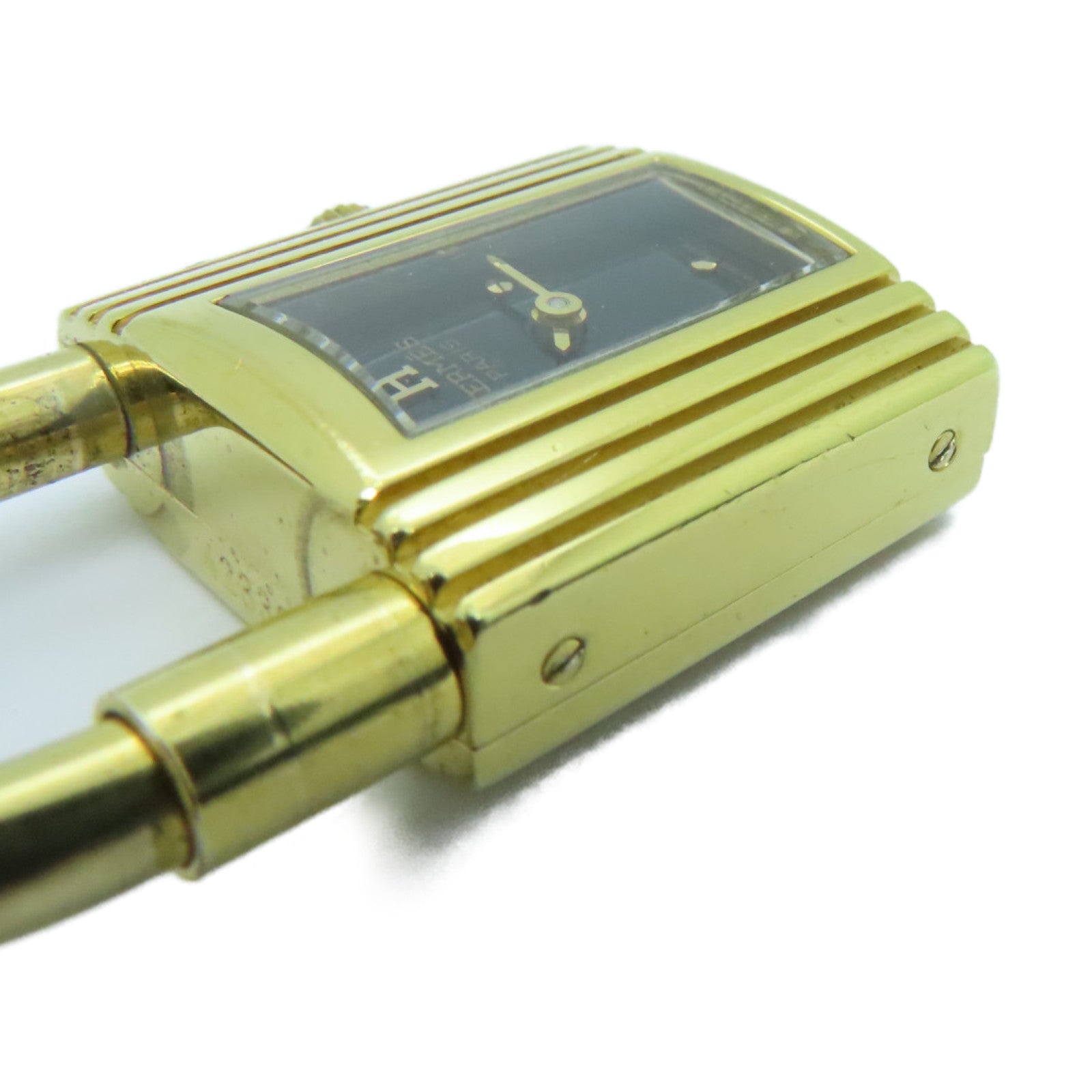 HERMES Kelly Watch不锈钢手表石英机芯黒色