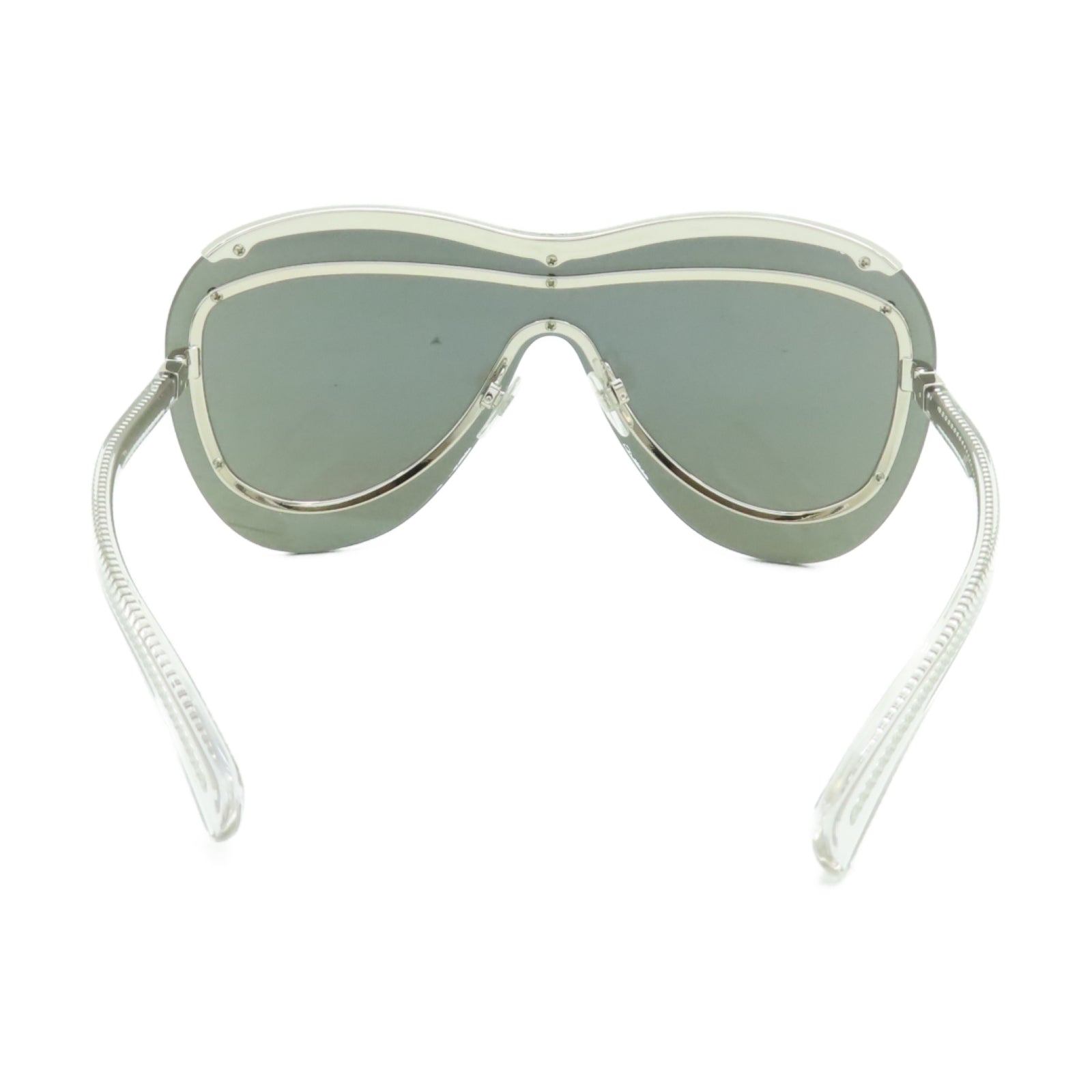 CHANEL 金屬/PVC Sunglasses太陽眼鏡銀色/灰色