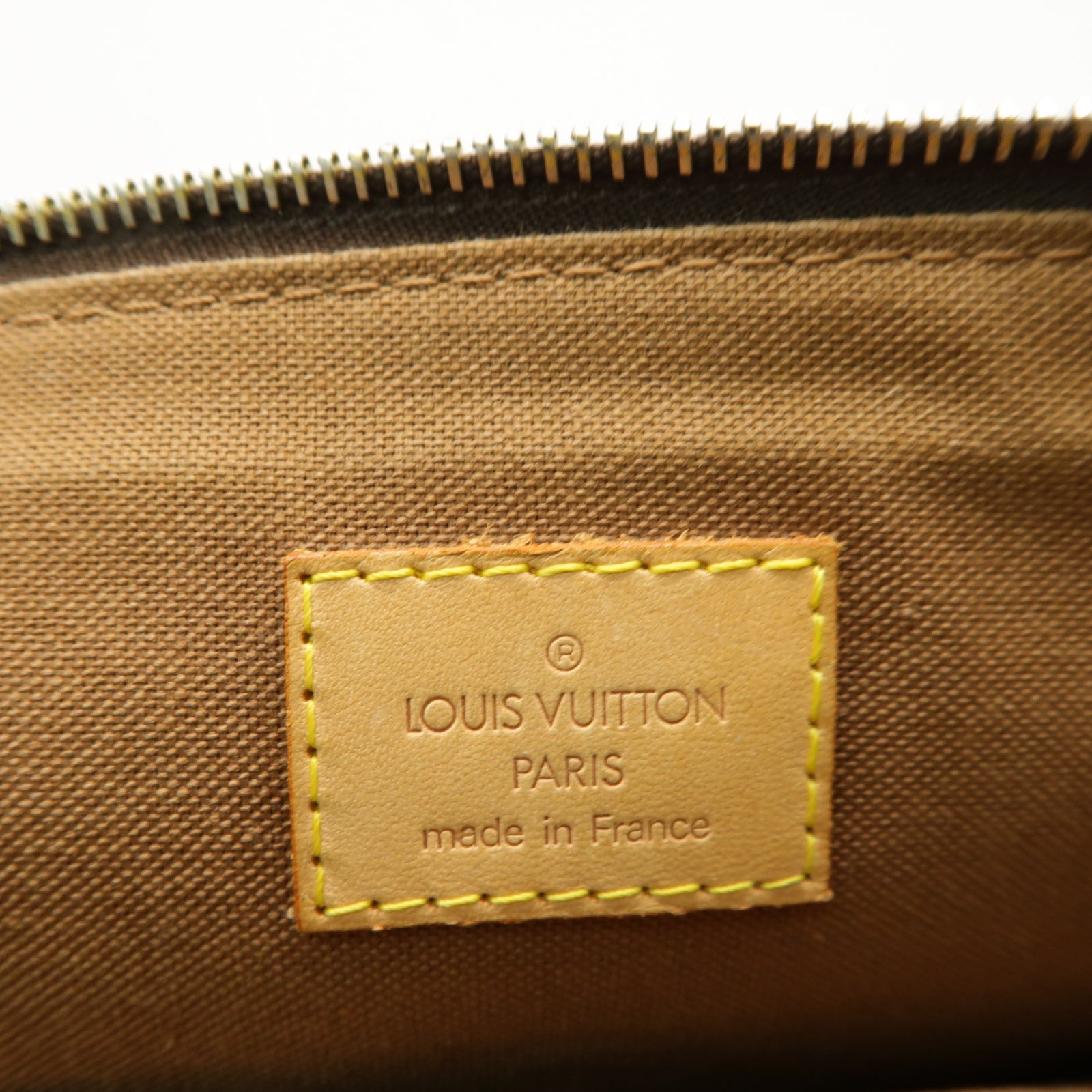 LOUIS VUITTON Monogram Popincourt金扣肩背袋棕色