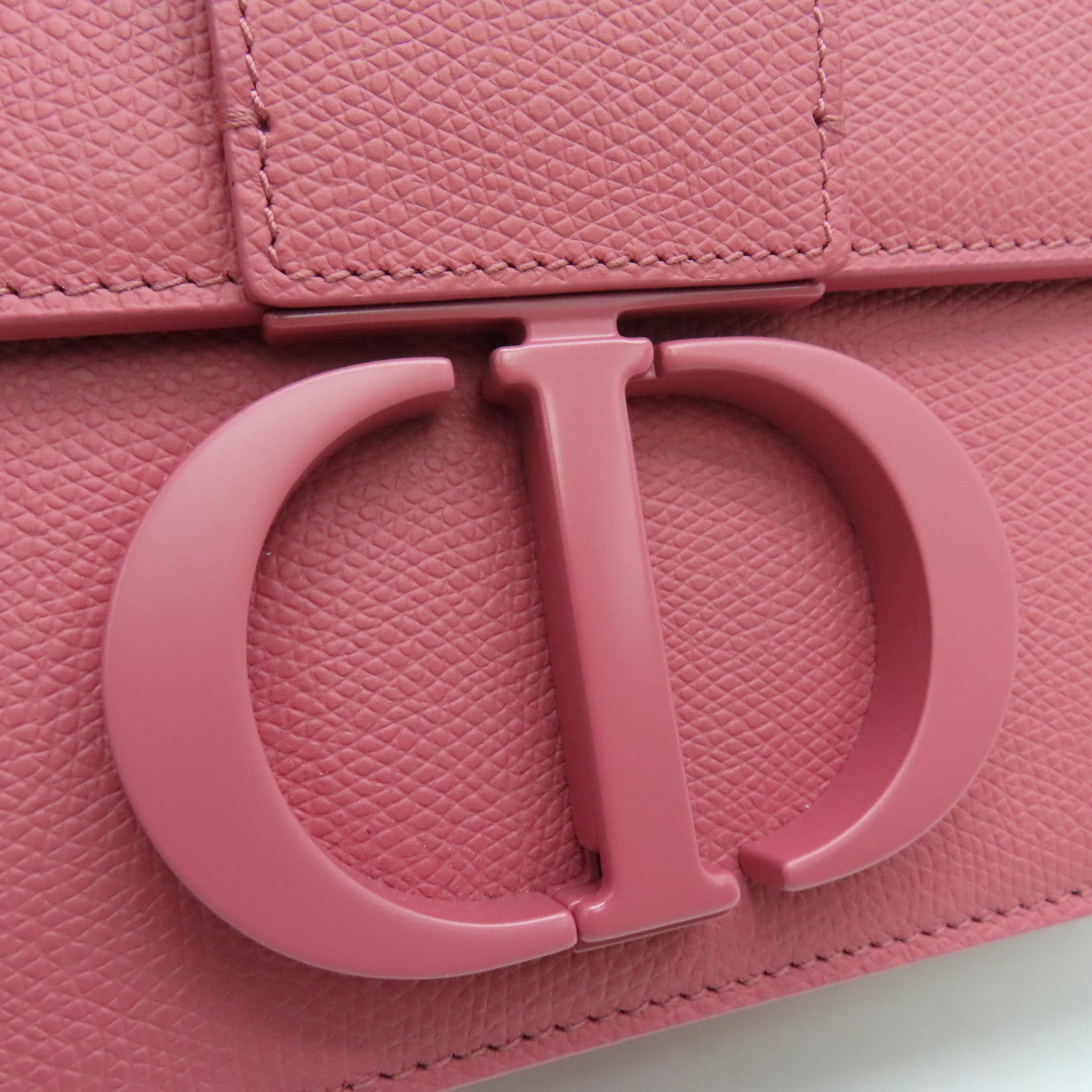 Dior Calfskin Leather 30 Montaigne Shoulder Bag Pink