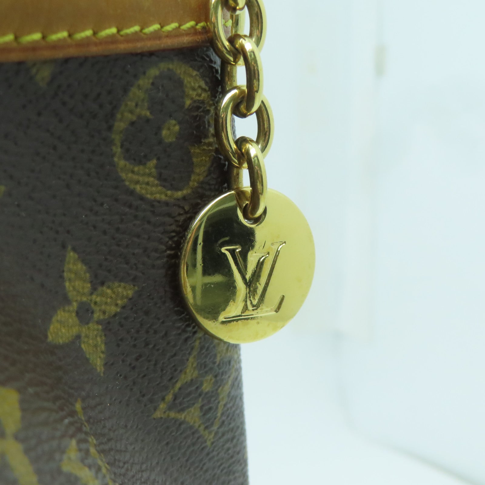 LOUIS VUITTON Monogram Palermo PM金扣手挽肩背兩用袋啡色
