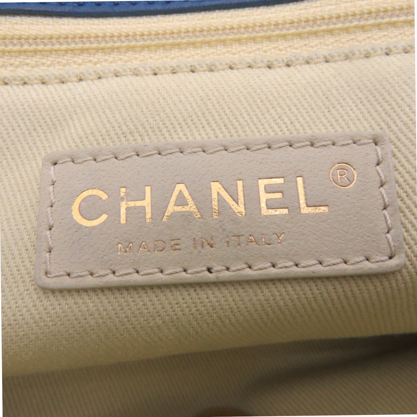 CHANEL 菱格帆布Chain Shoulder Bag金扣肩背袋绿色