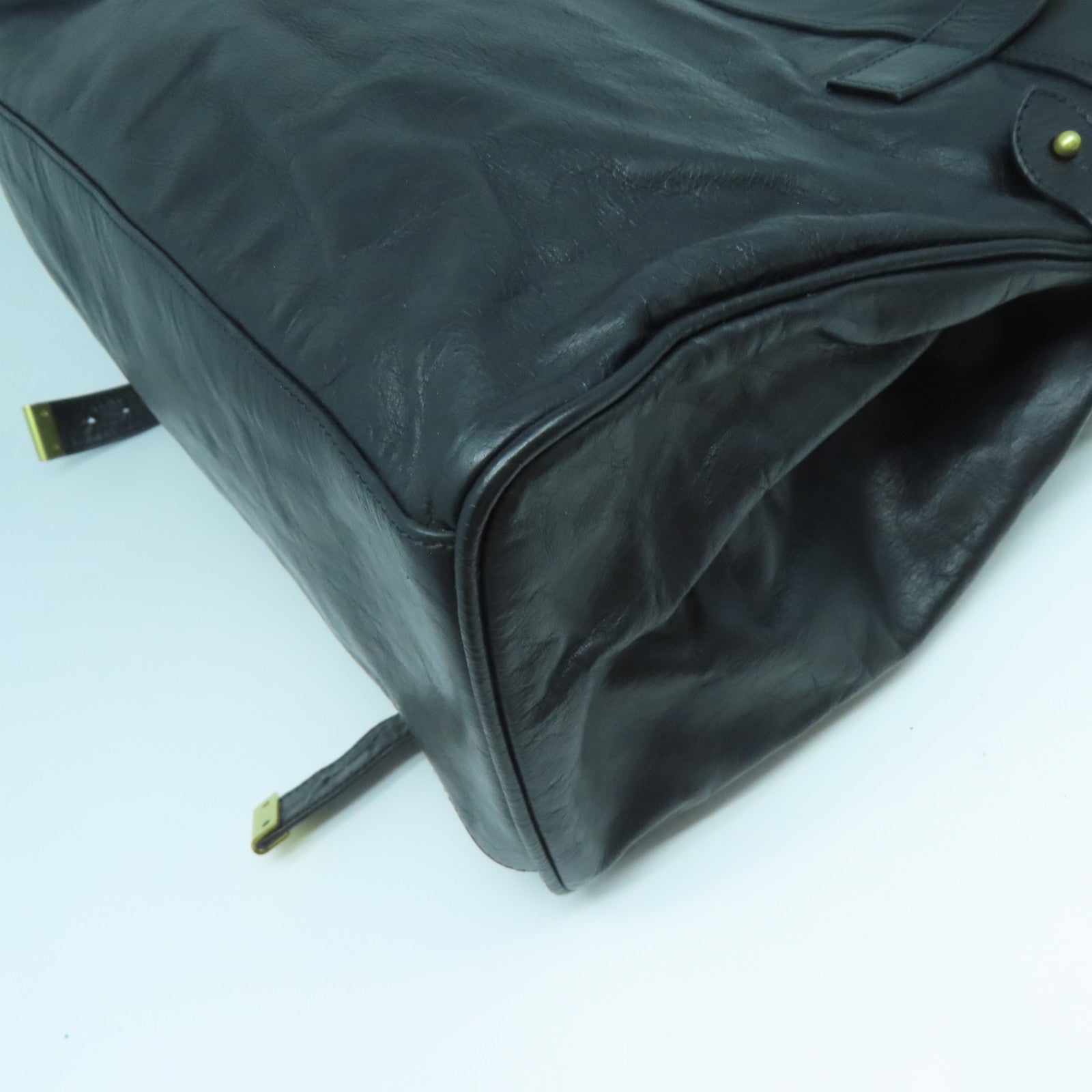 MULBERRY 牛皮皮革Shoulder Bag金扣手挽肩背兩用袋黑色