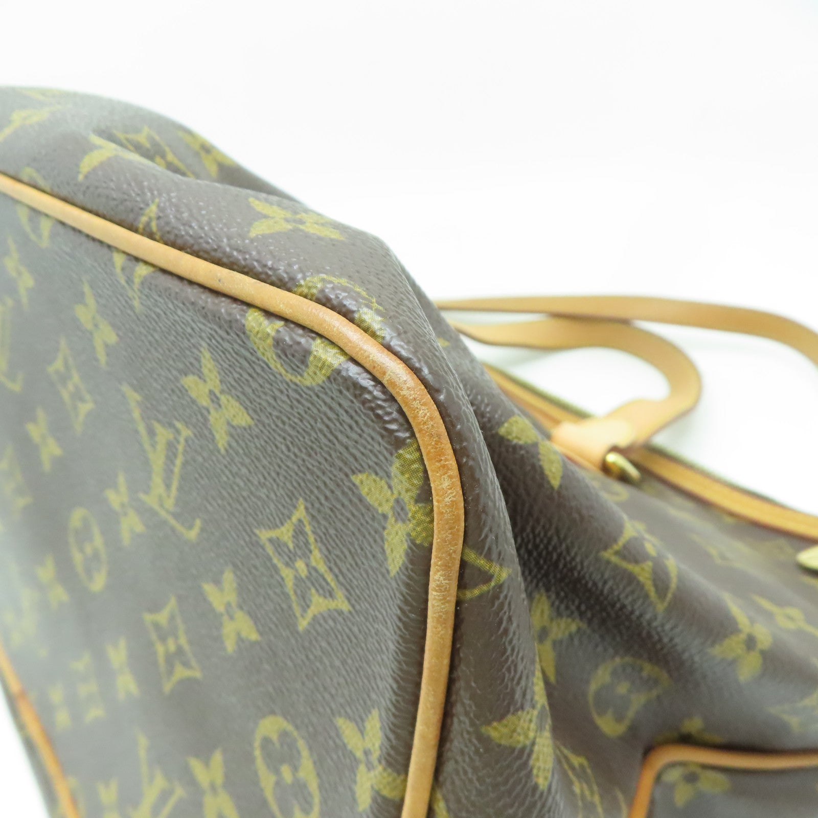 LOUIS VUITTON Monogram Palermo PM金扣手挽肩背兩用袋啡色