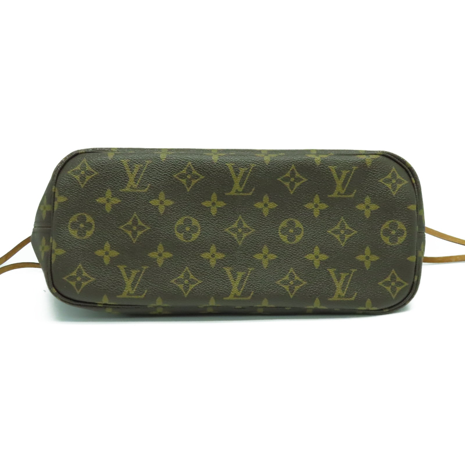 LOUIS VUITTON Monogram Neverfull PM金扣肩背袋啡色