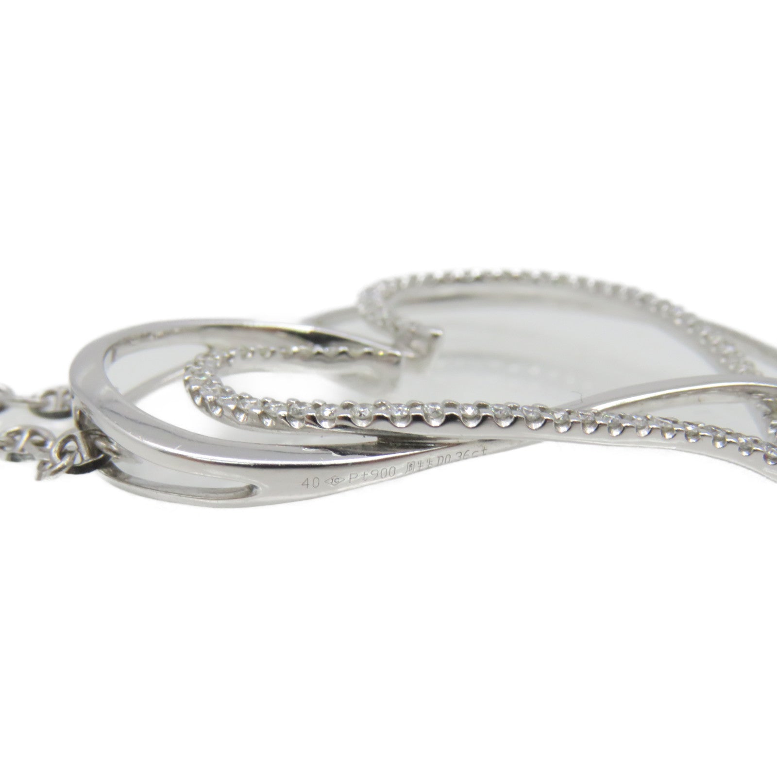 JEWELRY PT900鉑金/18K白金/0.36ct鑽石Diamond Necklace項鏈