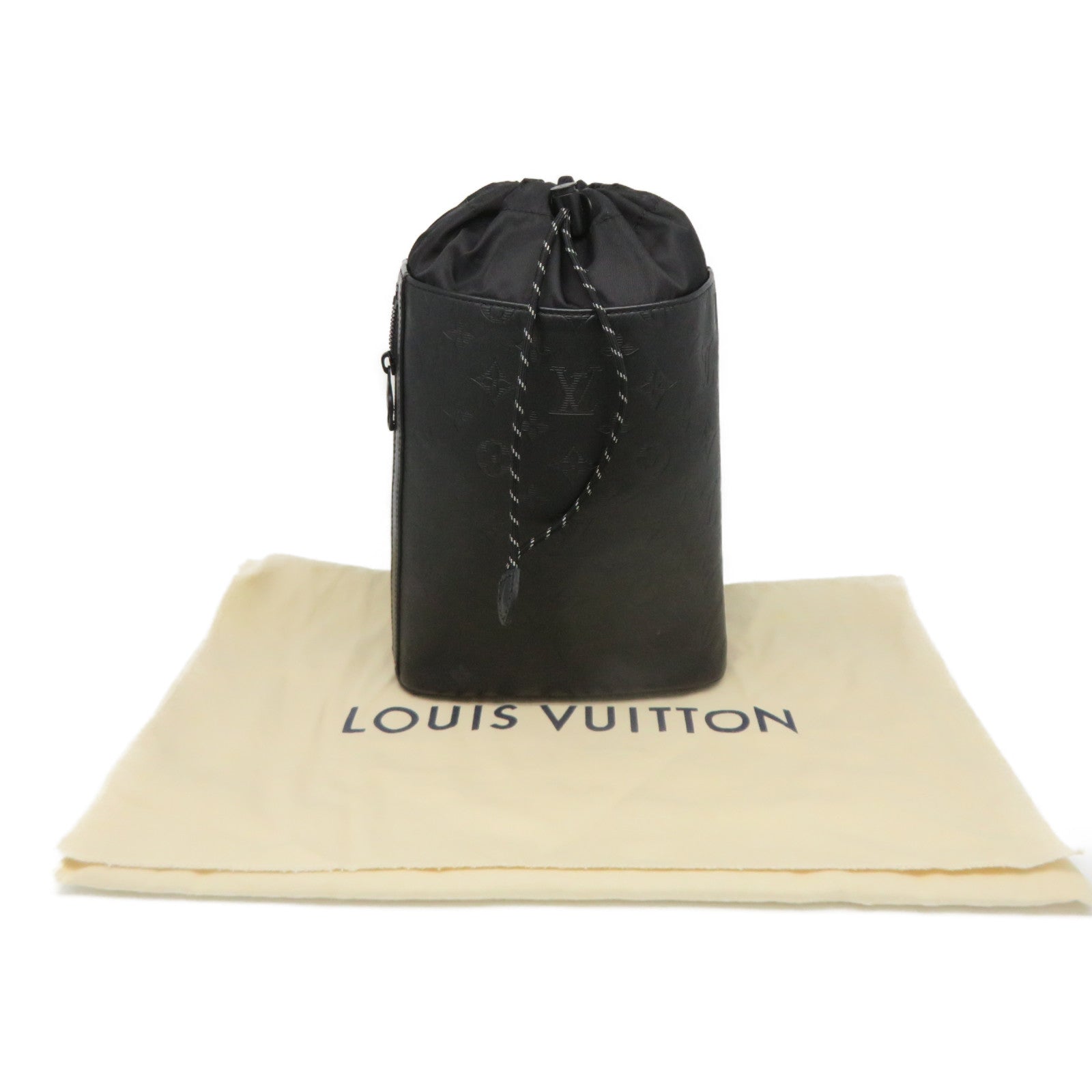 LOUIS VUITTON 【激減優惠】Monogram Mini Chalk Sling肩背袋黑色