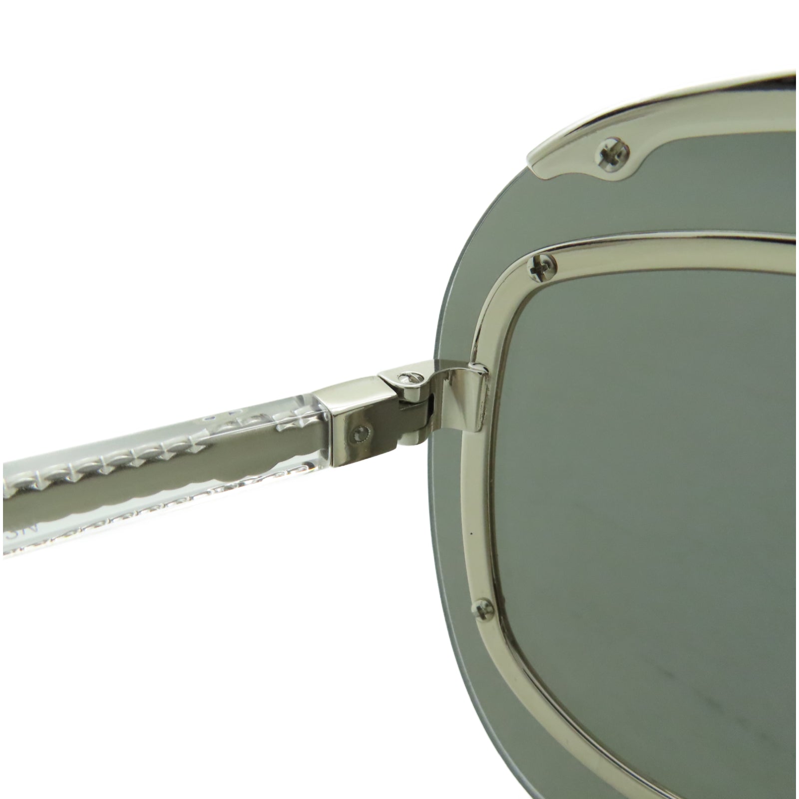 CHANEL 金屬/PVC Sunglasses太陽眼鏡銀色/灰色