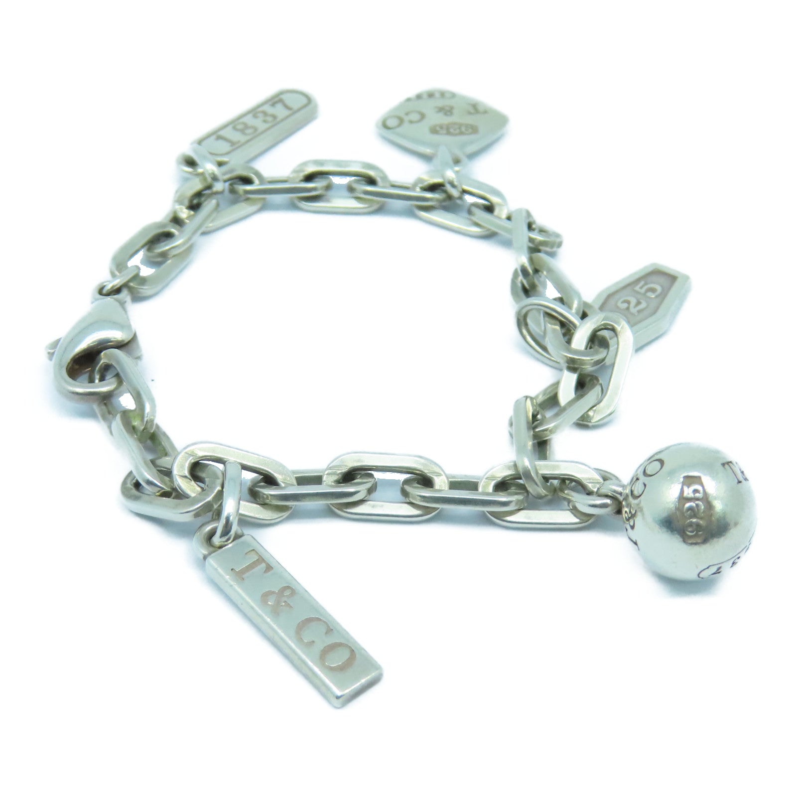 TIFFANY＆CO 925純銀Bracelet手鏈銀色