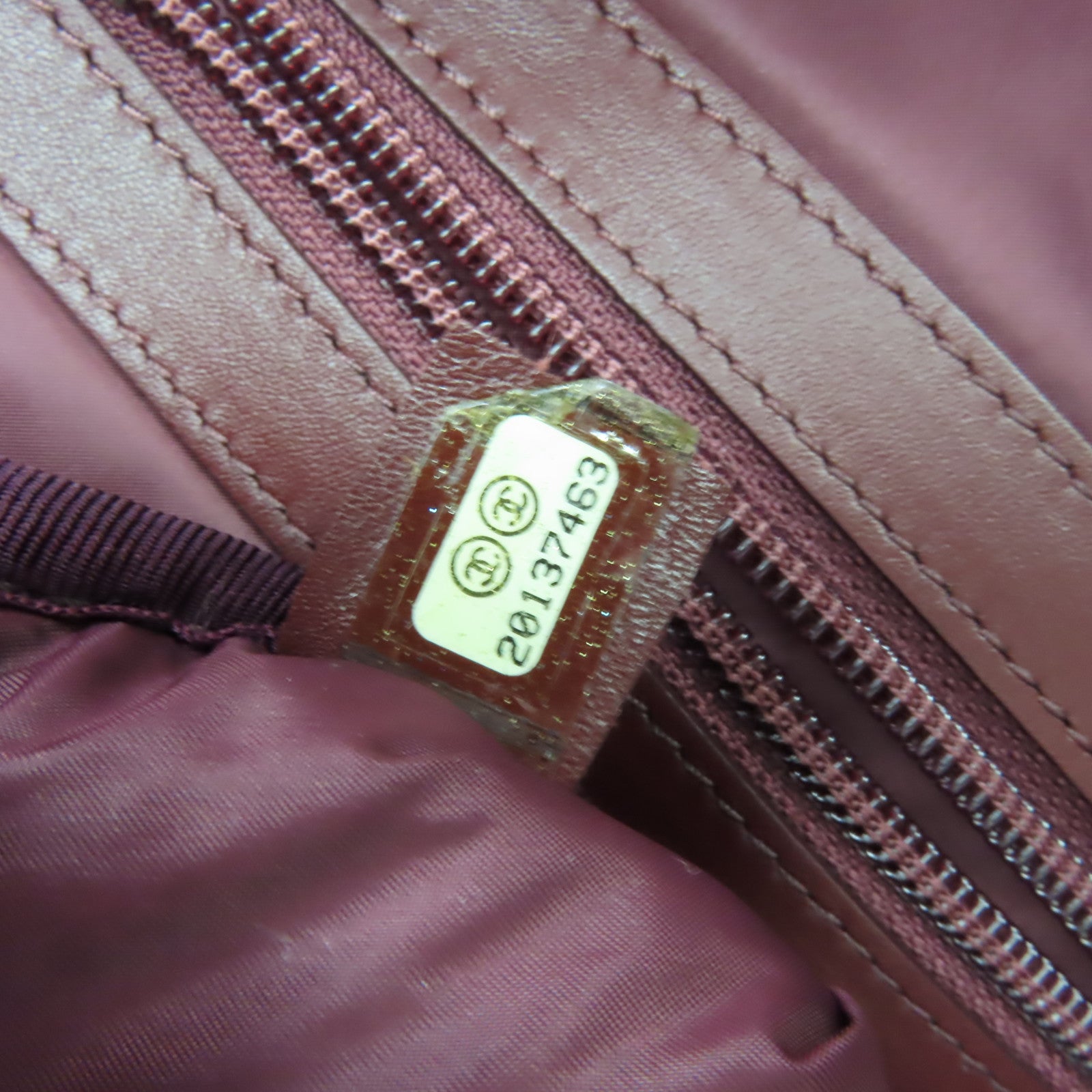 CHANEL 菱格尼龍Backpack銀扣背包黑色