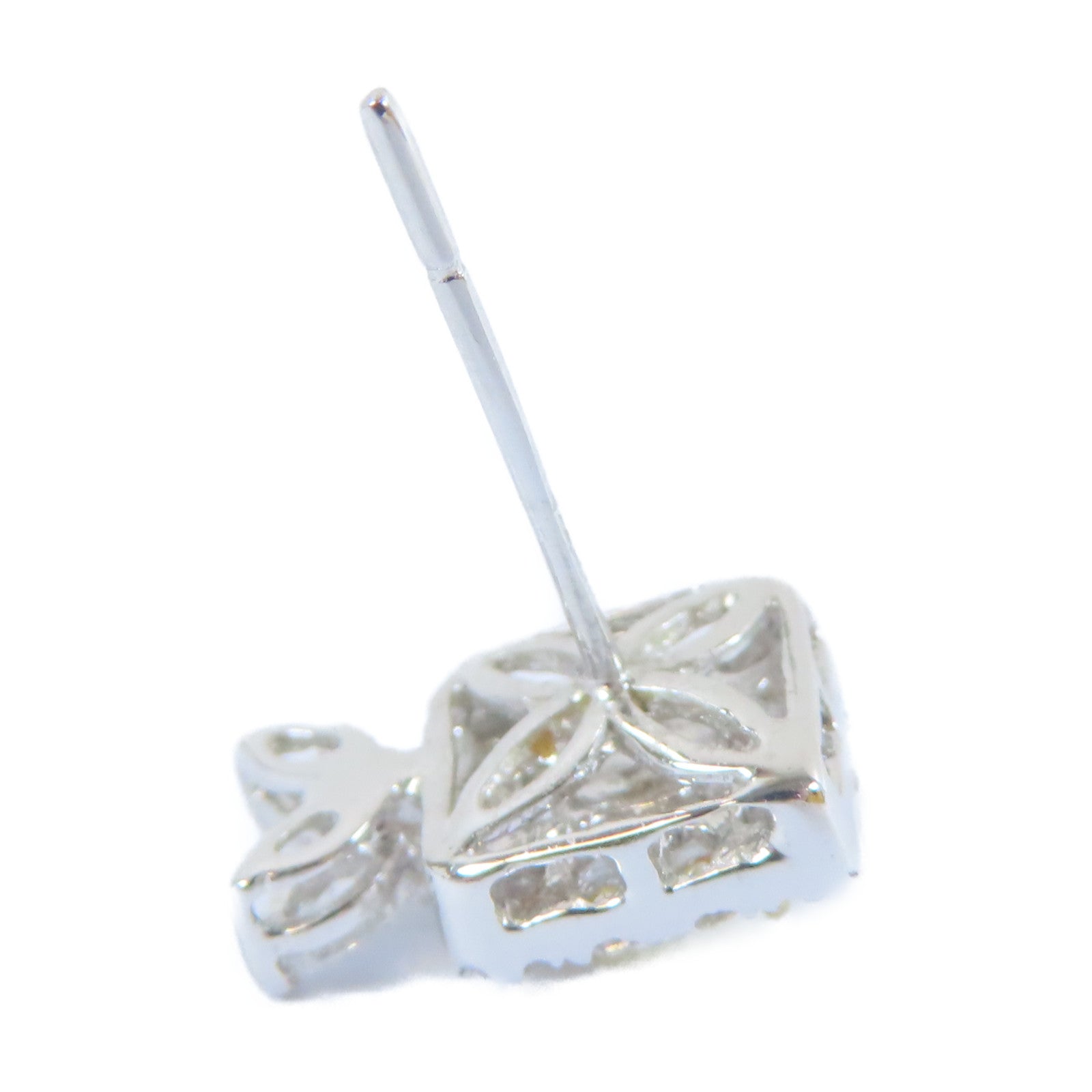 JEWELRY 18K白金Diamond Earrings 0.87ct/0.72ct鑽石耳環