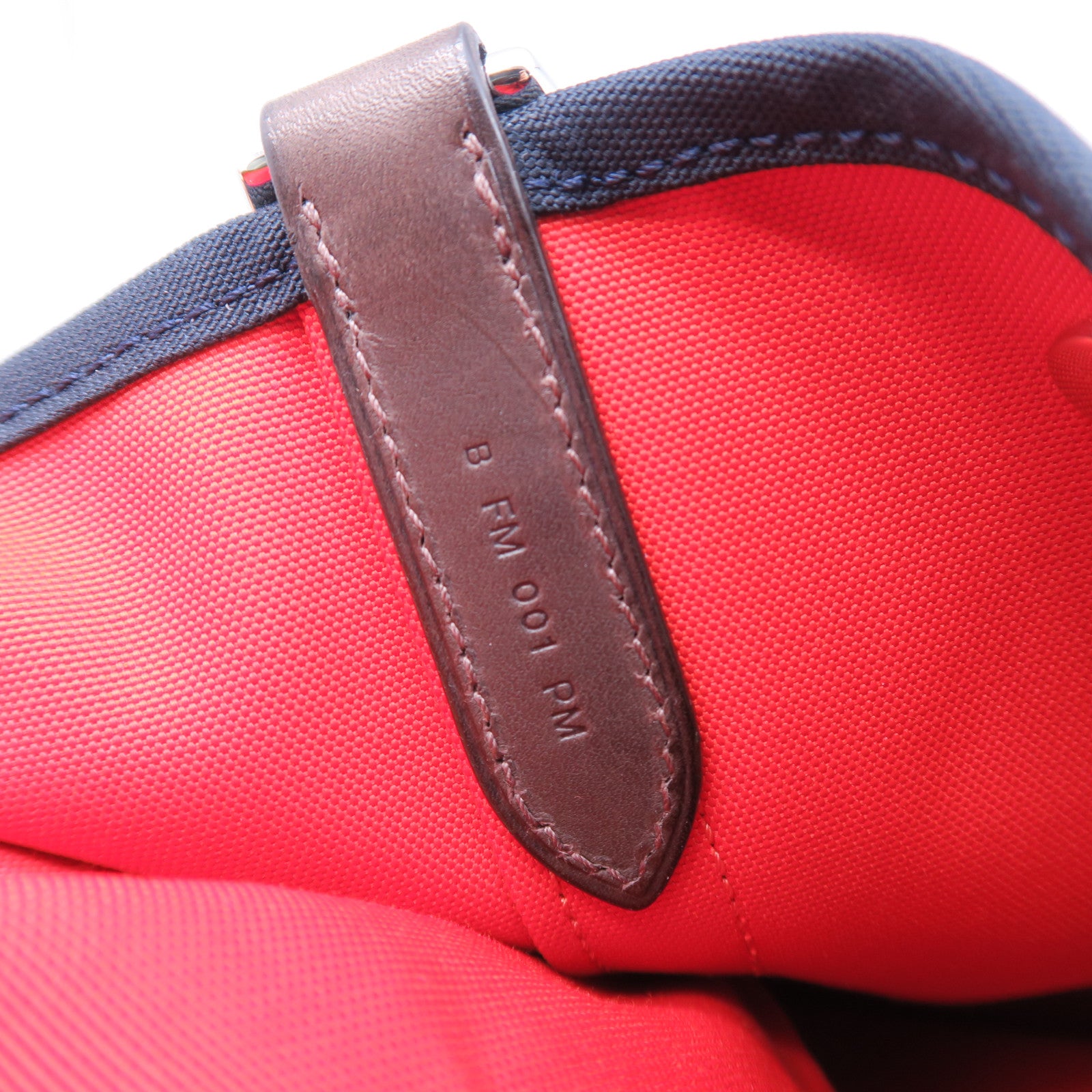HERMES 帆布Sac De Pansage Groom銀扣手挽肩背兩用袋Bleu Indigo靛藍色/Feu火焰橘色