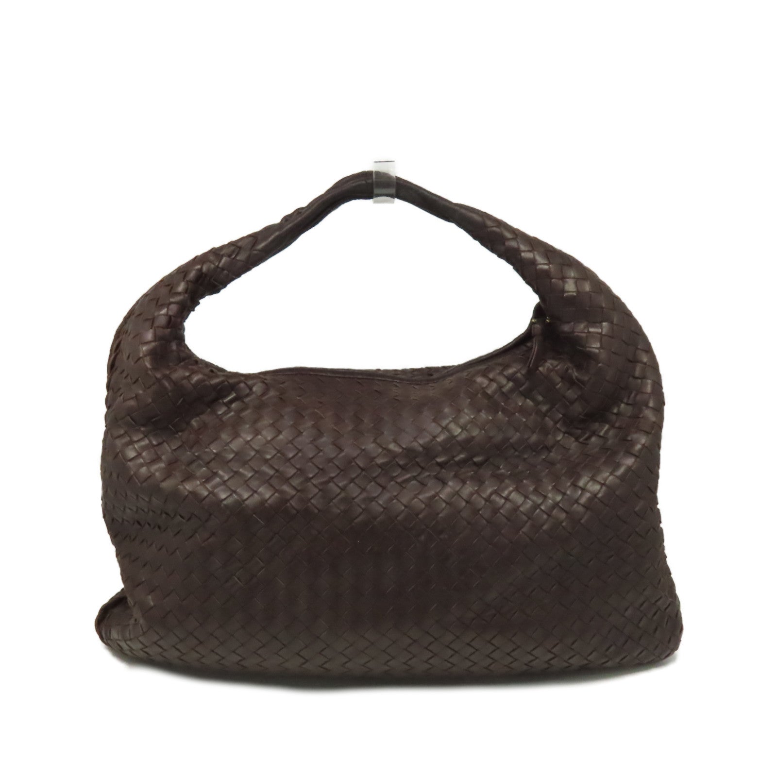 BOTTEGA VENETA 織紋皮革Shoulder Bag肩背袋啡色