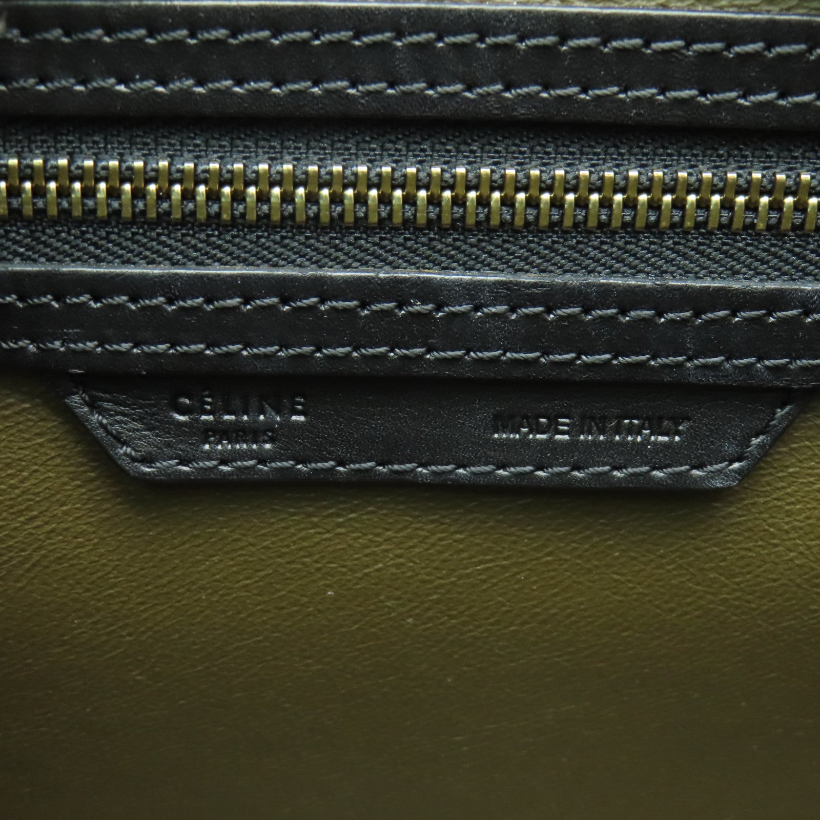 CELINE 牛皮皮革/麂皮皮革Micro Luggage金扣手挽袋藍色/黑色/灰色