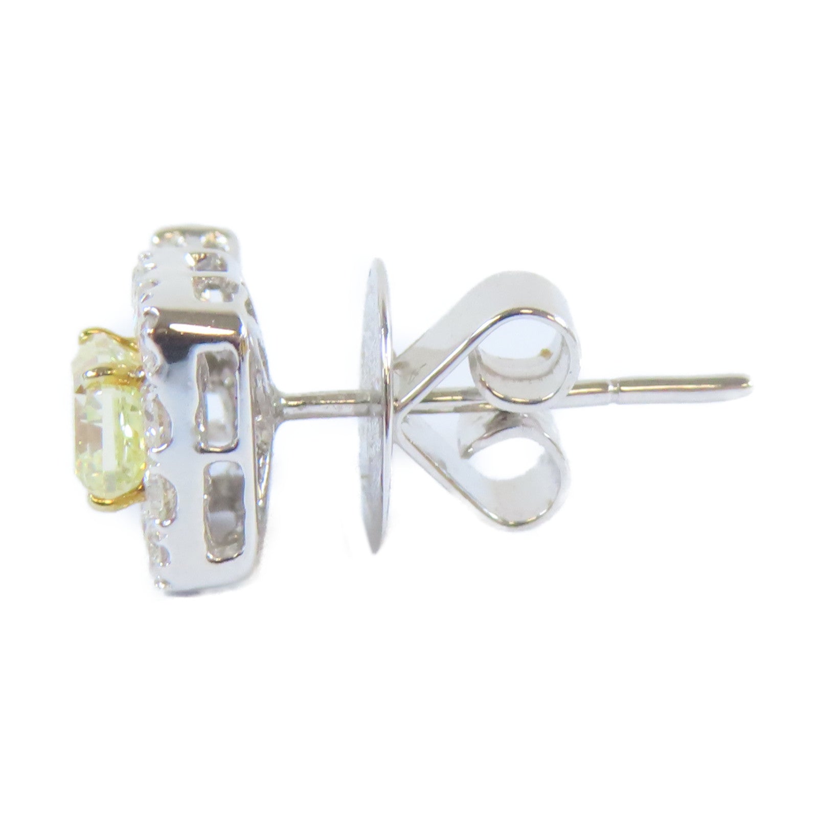 JEWELRY 18K白金Diamond Earrings 0.87ct/0.72ct鑽石耳環