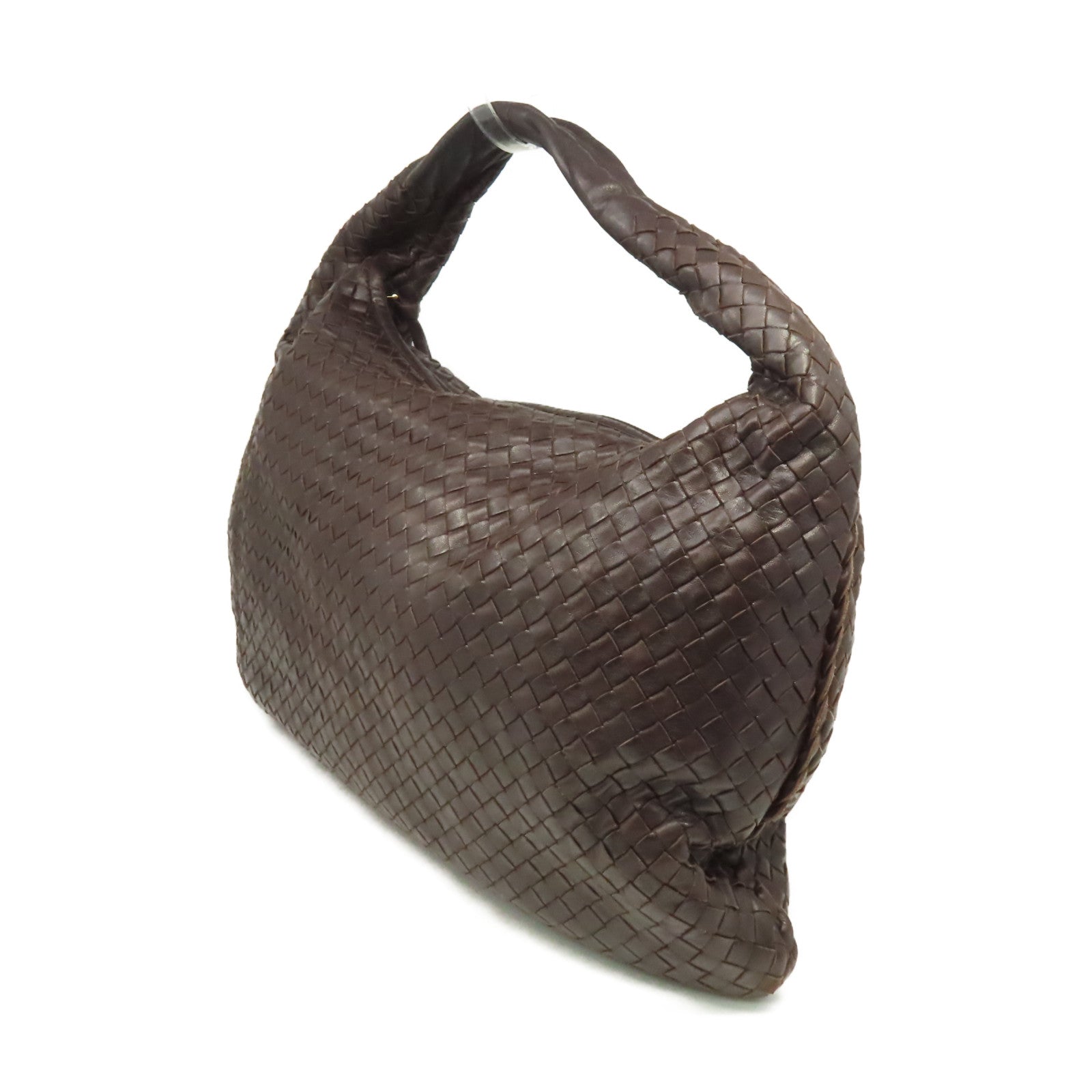 BOTTEGA VENETA 織紋皮革Shoulder Bag肩背袋啡色