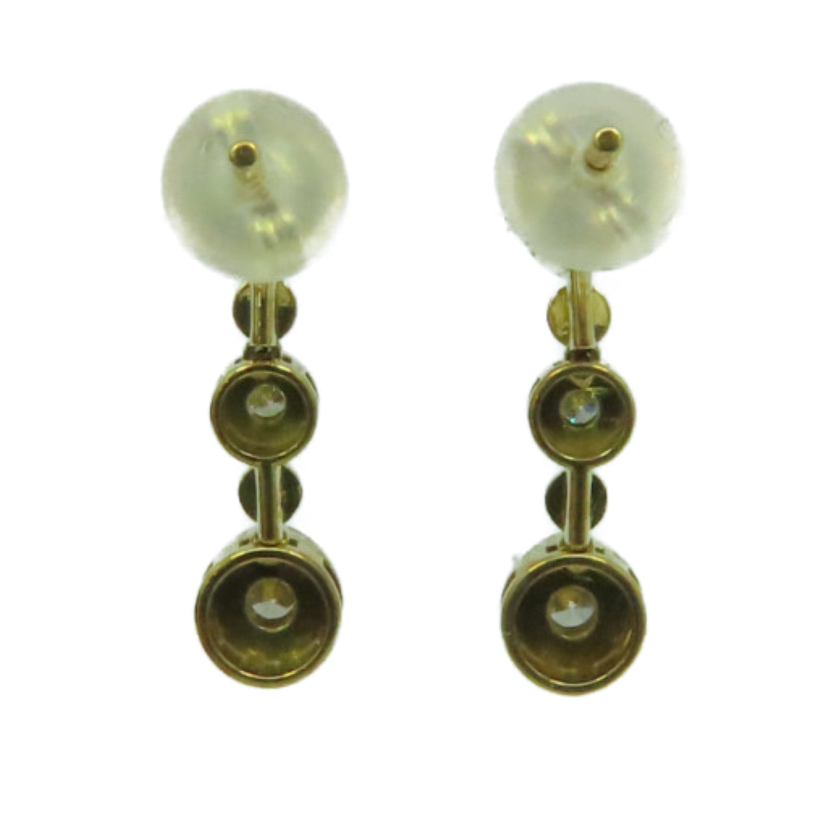 JEWELRY 【激减优惠】18K黄金/0.24ct钻石Diamond Earrings耳环