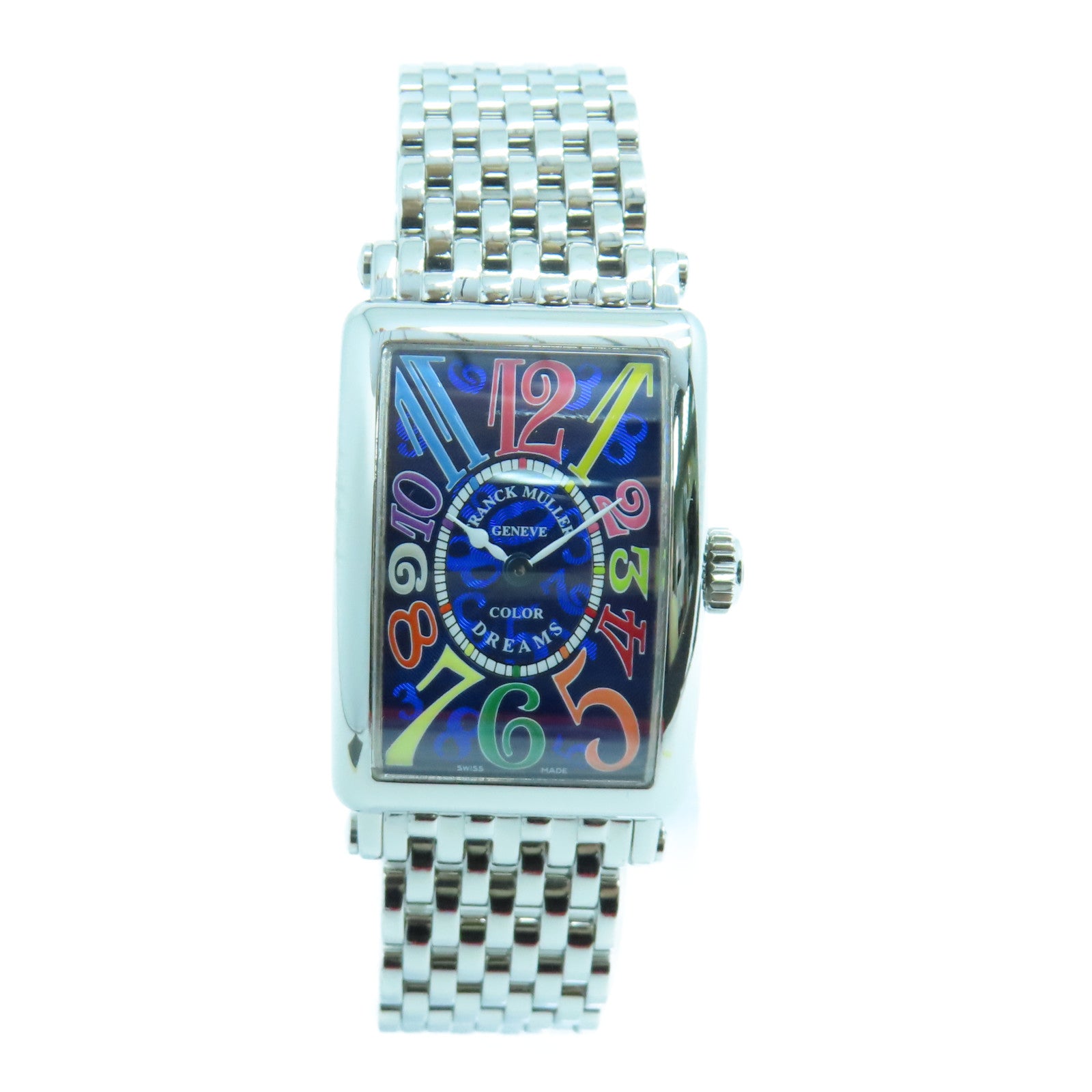 FRANCK MULLER Long Island Color Dreams不鏽鋼手錶石英機芯藍色