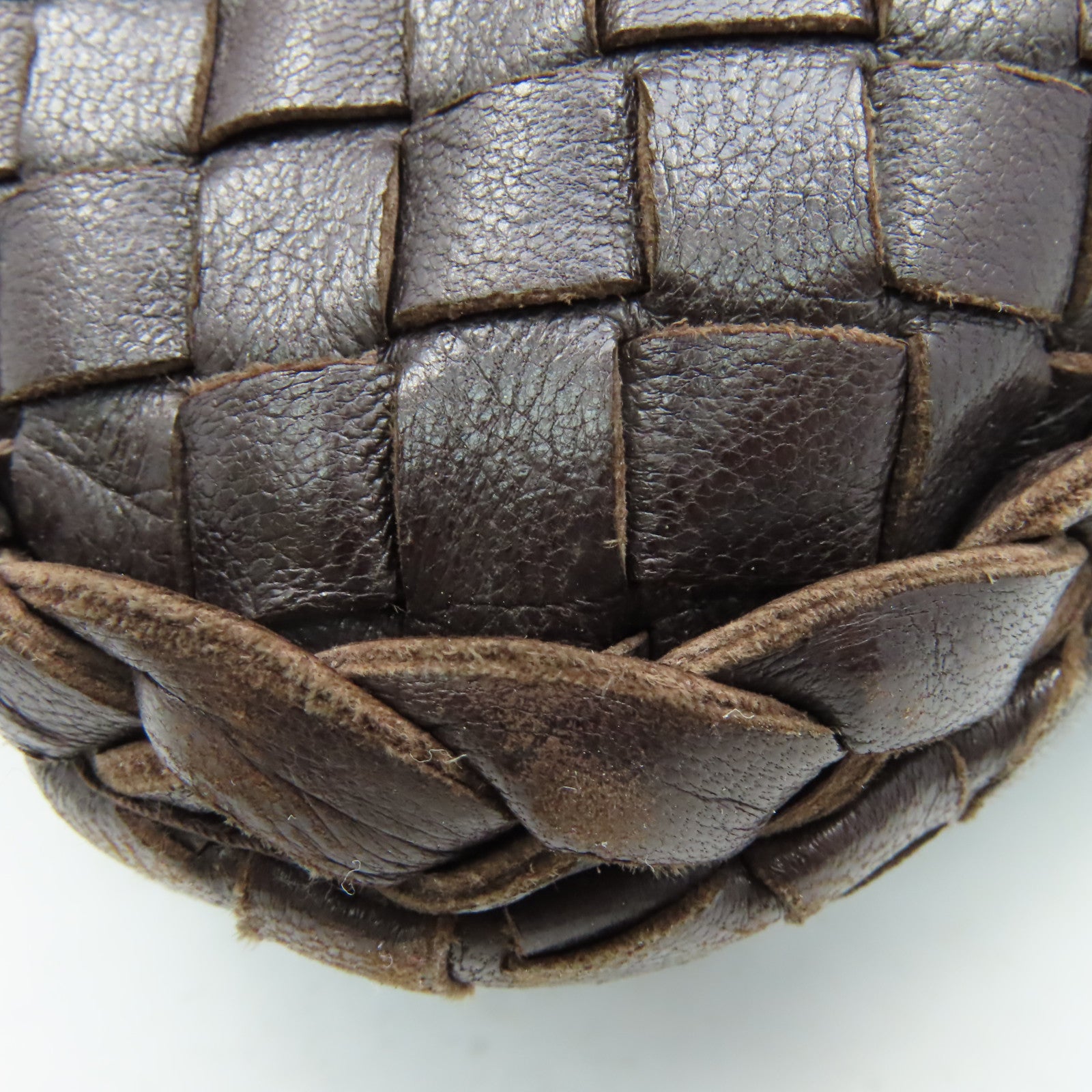 BOTTEGA VENETA 織紋皮革Shoulder Bag肩背袋啡色