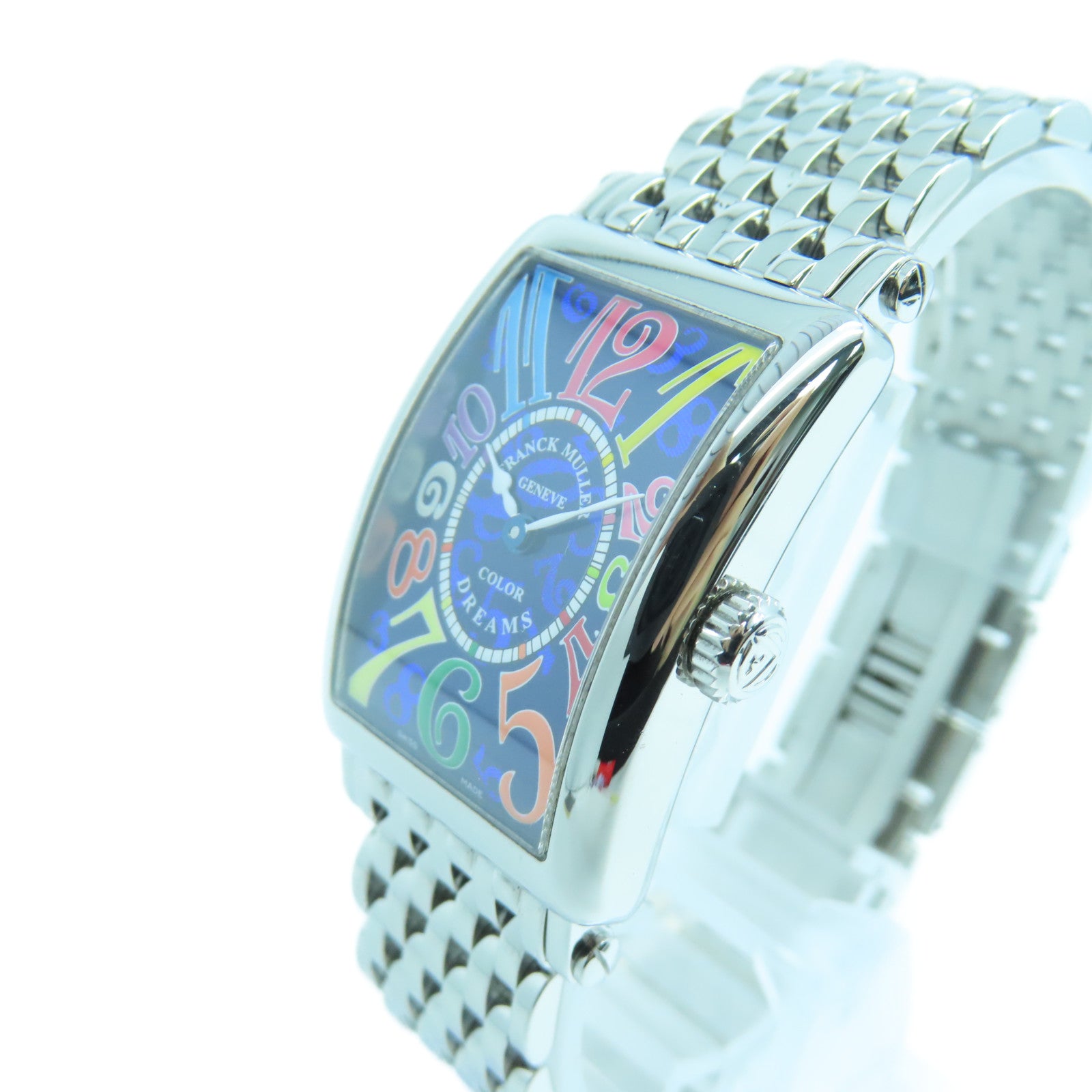 FRANCK MULLER Long Island Color Dreams不鏽鋼手錶石英機芯藍色