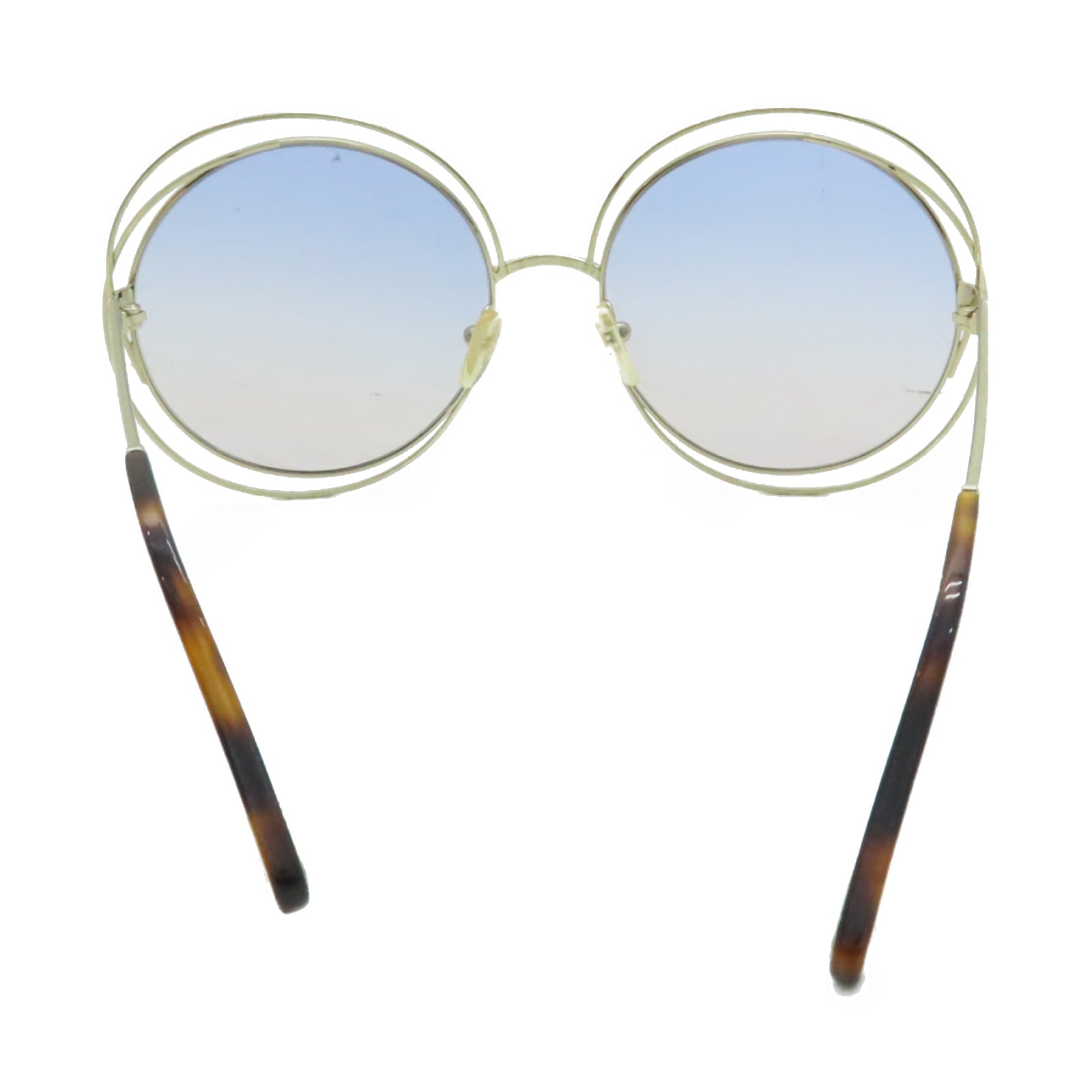 Chloe 金屬/PVC Sunglasses太陽眼鏡金色/紫色/粉紅色