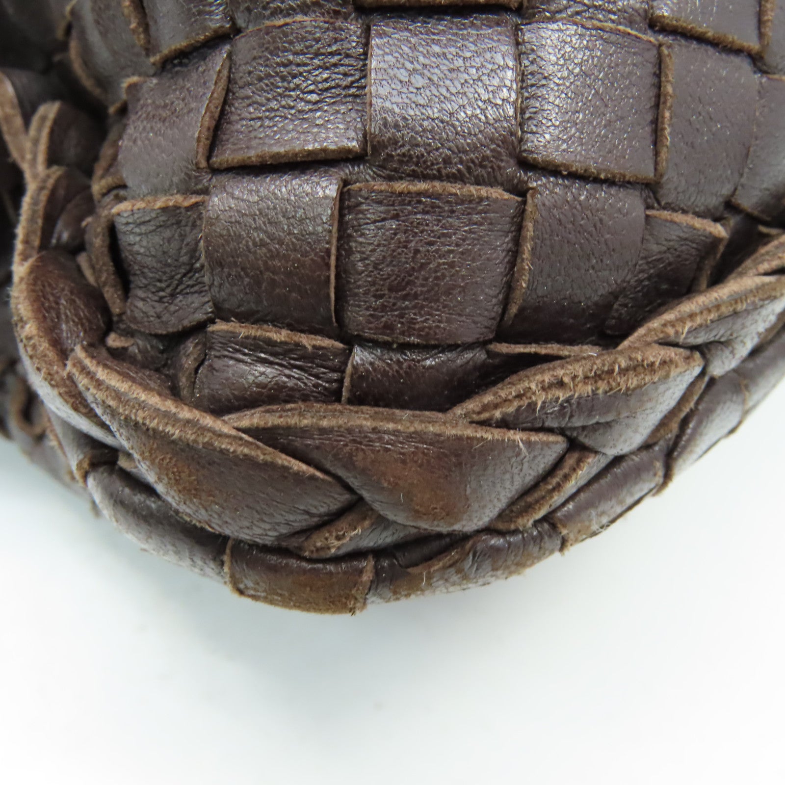 BOTTEGA VENETA 織紋皮革Shoulder Bag肩背袋啡色