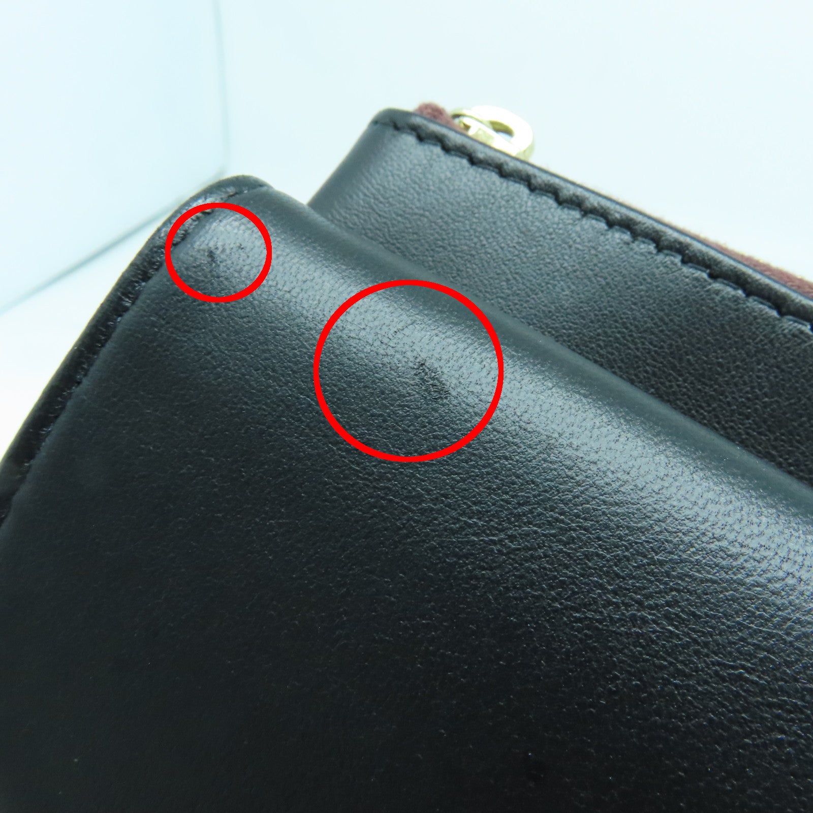 CHANEL 菱格羊皮皮革Clutch金扣手拿包黑色