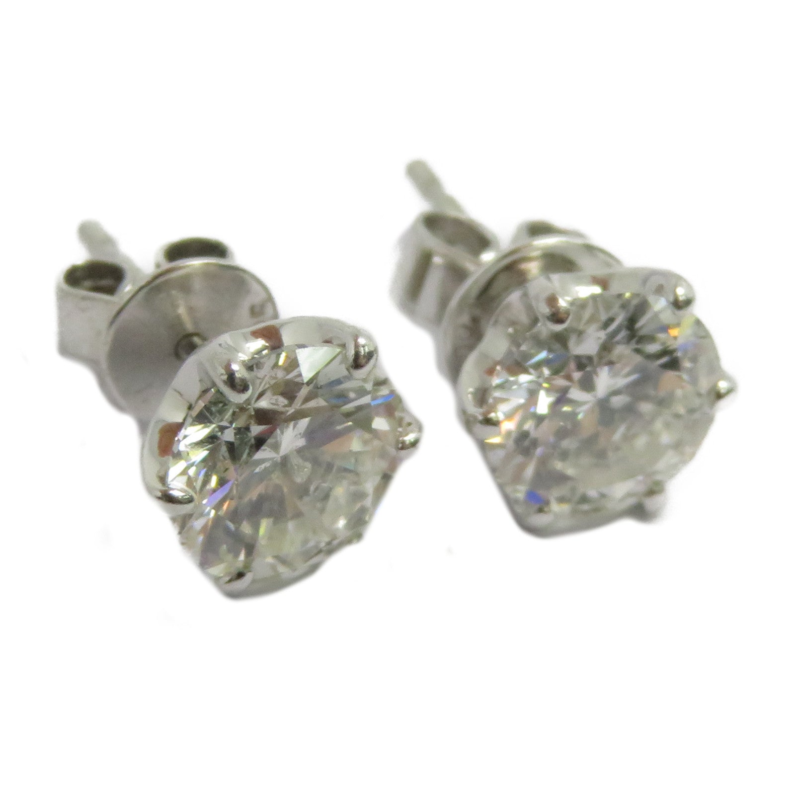 JEWELRY 18K白金Diamond Earrings鑽石耳環