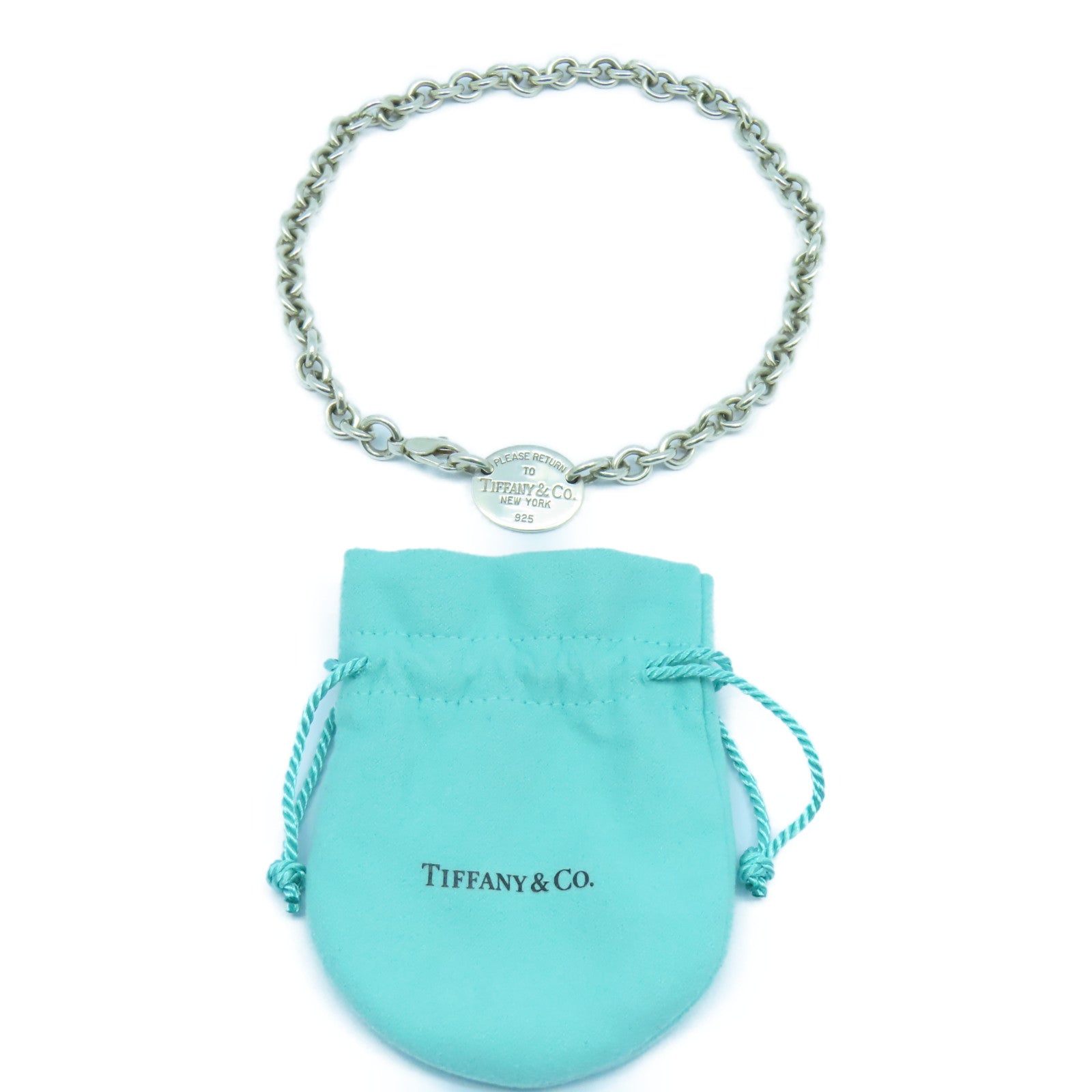 TIFFANY＆CO 925純銀Necklace項鏈銀色