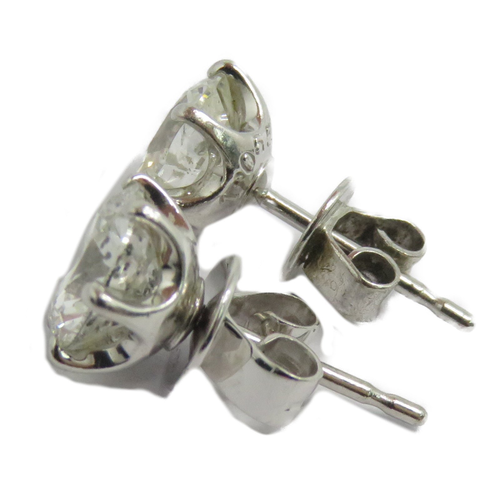 JEWELRY 18K白金Diamond Earrings鑽石耳環