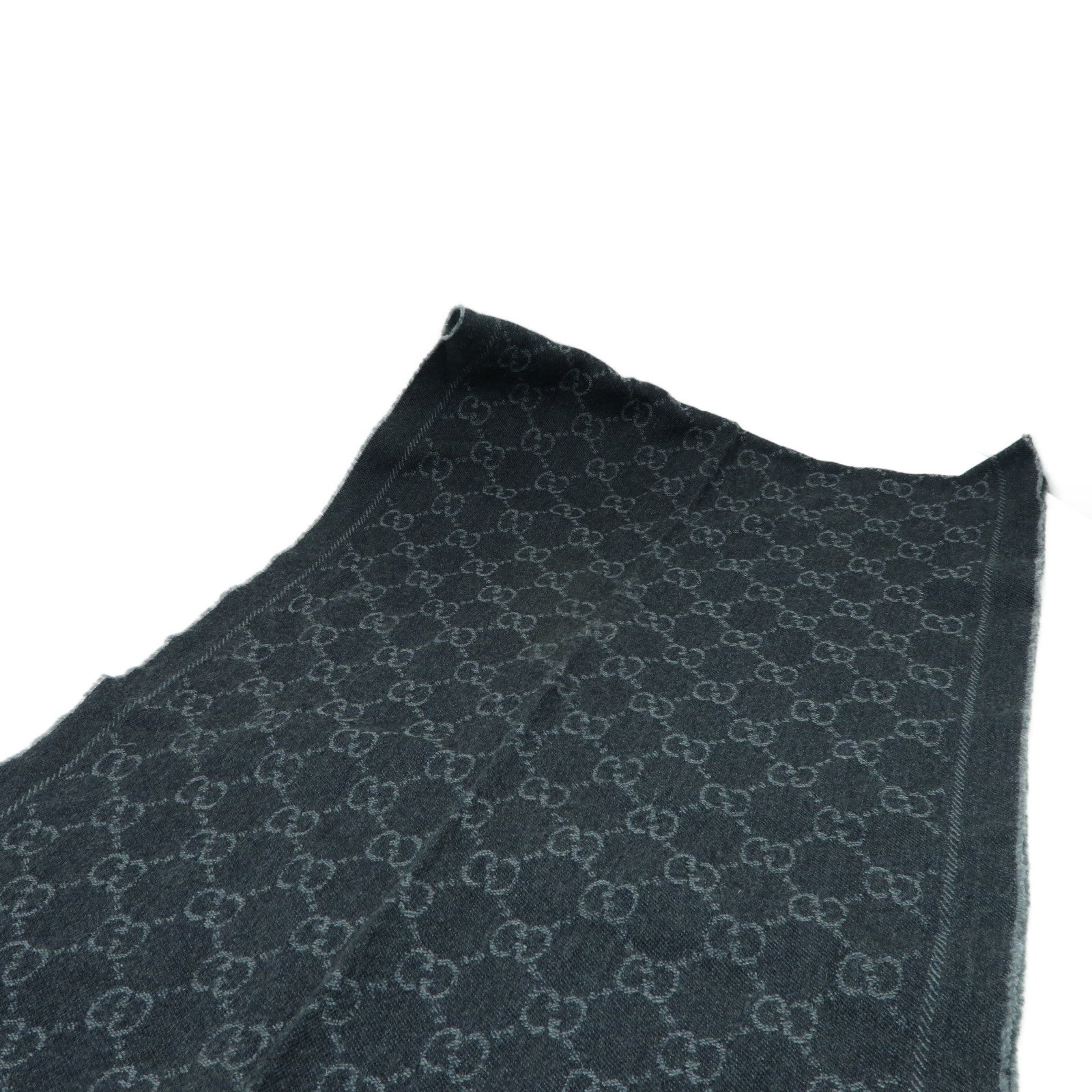 GUCCI 羊毛Muffler/Scarf圍巾灰色
