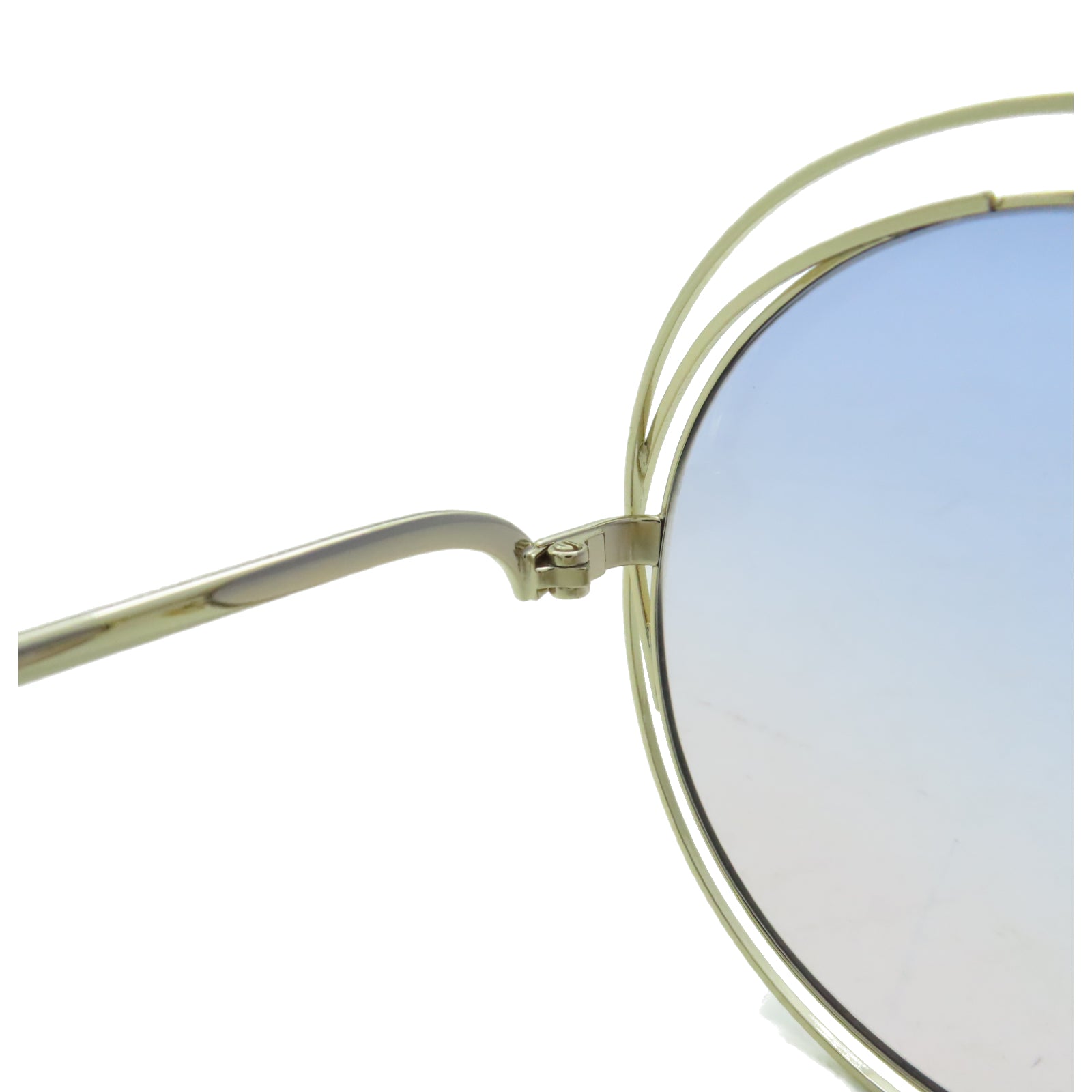 Chloe 金屬/PVC Sunglasses太陽眼鏡金色/紫色/粉紅色