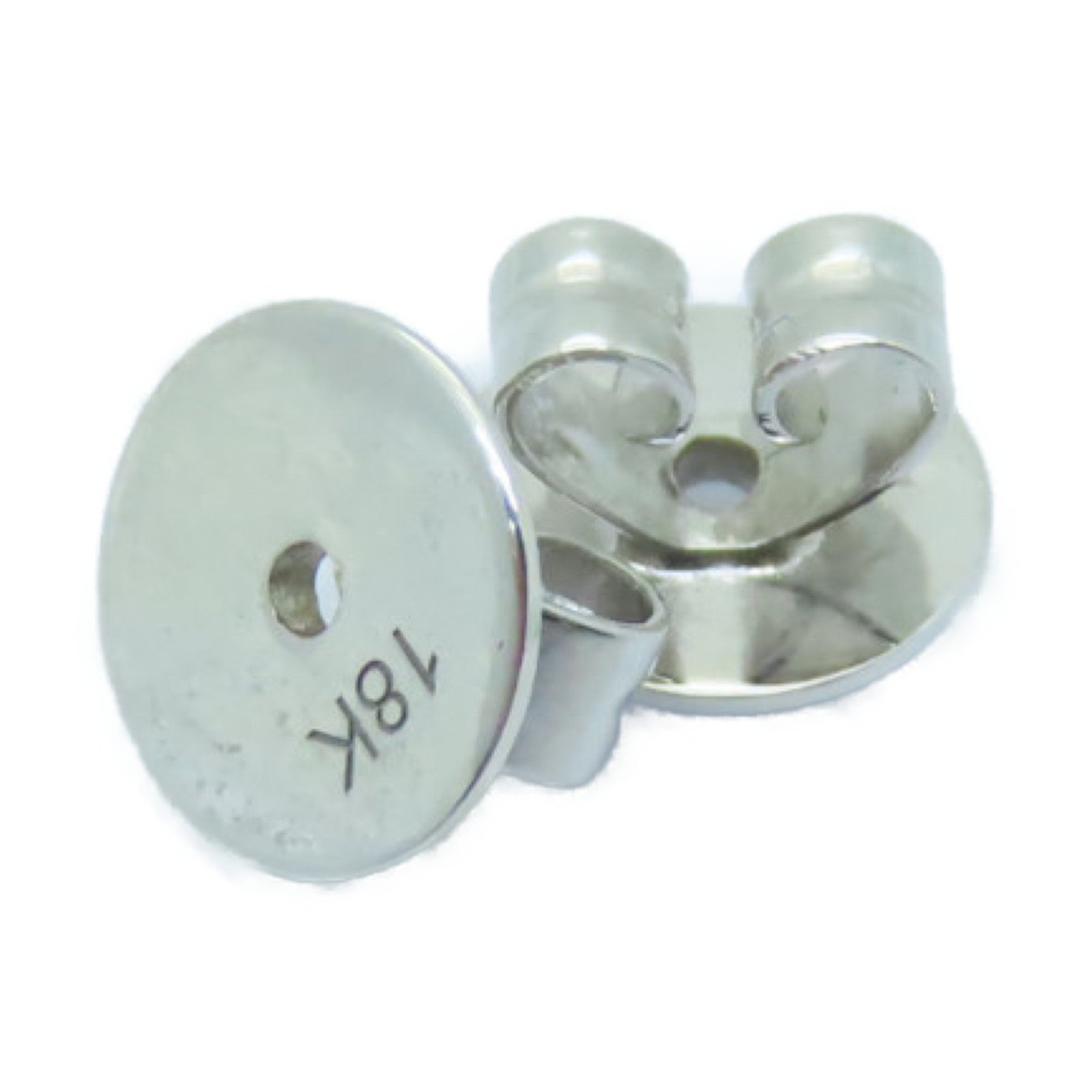JEWELRY 18K白金Diamond Earrings 0.20ct/0.40ct鑽石耳環銀色