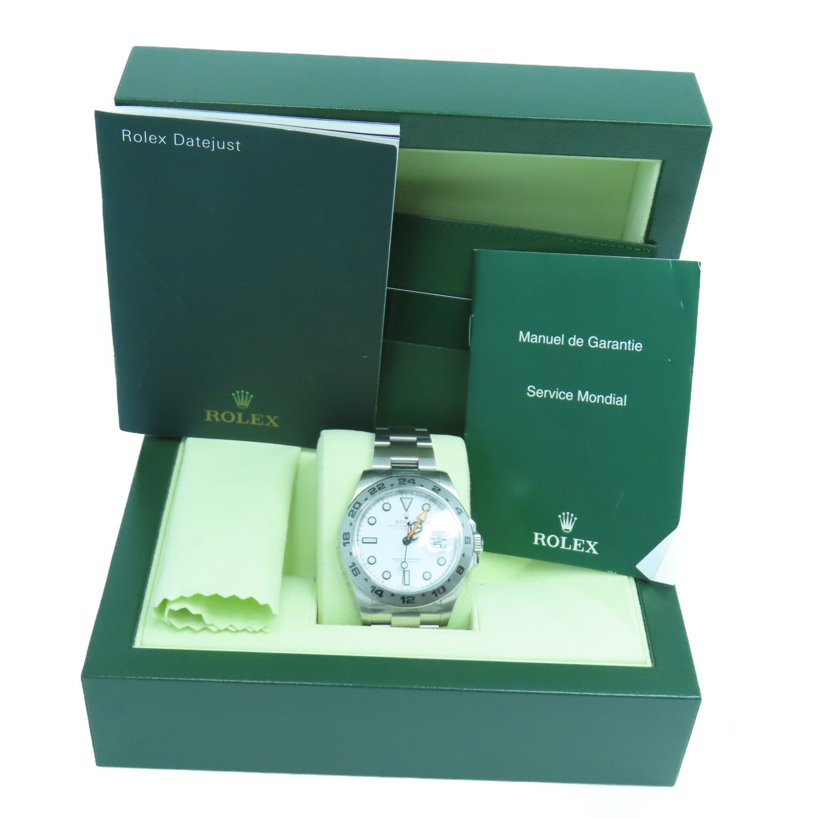 ROLEX Explorer II不鏽鋼手錶自動機芯白色